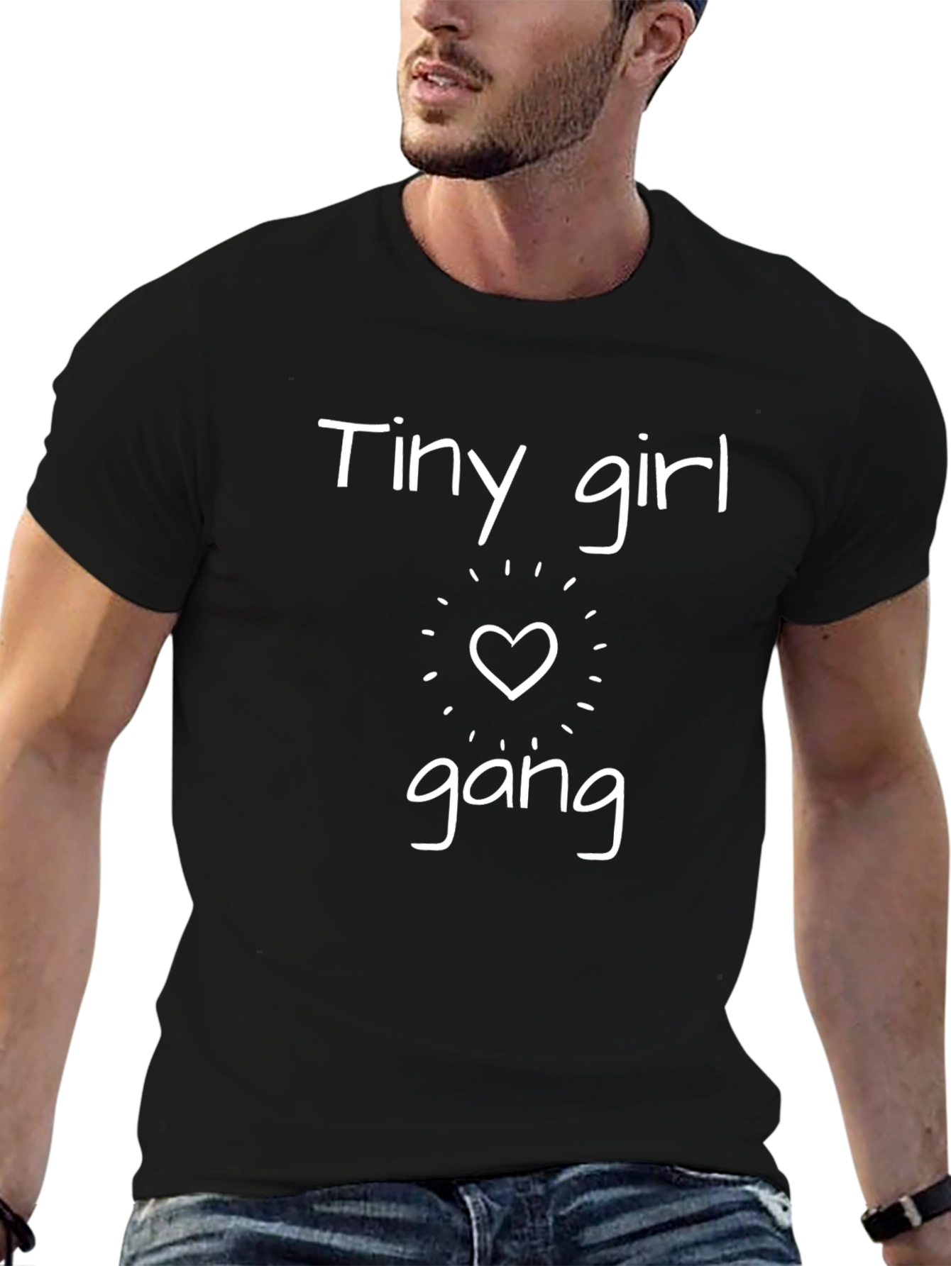 Tiny Girl Gang Graphic Tee - Black T-Shirt