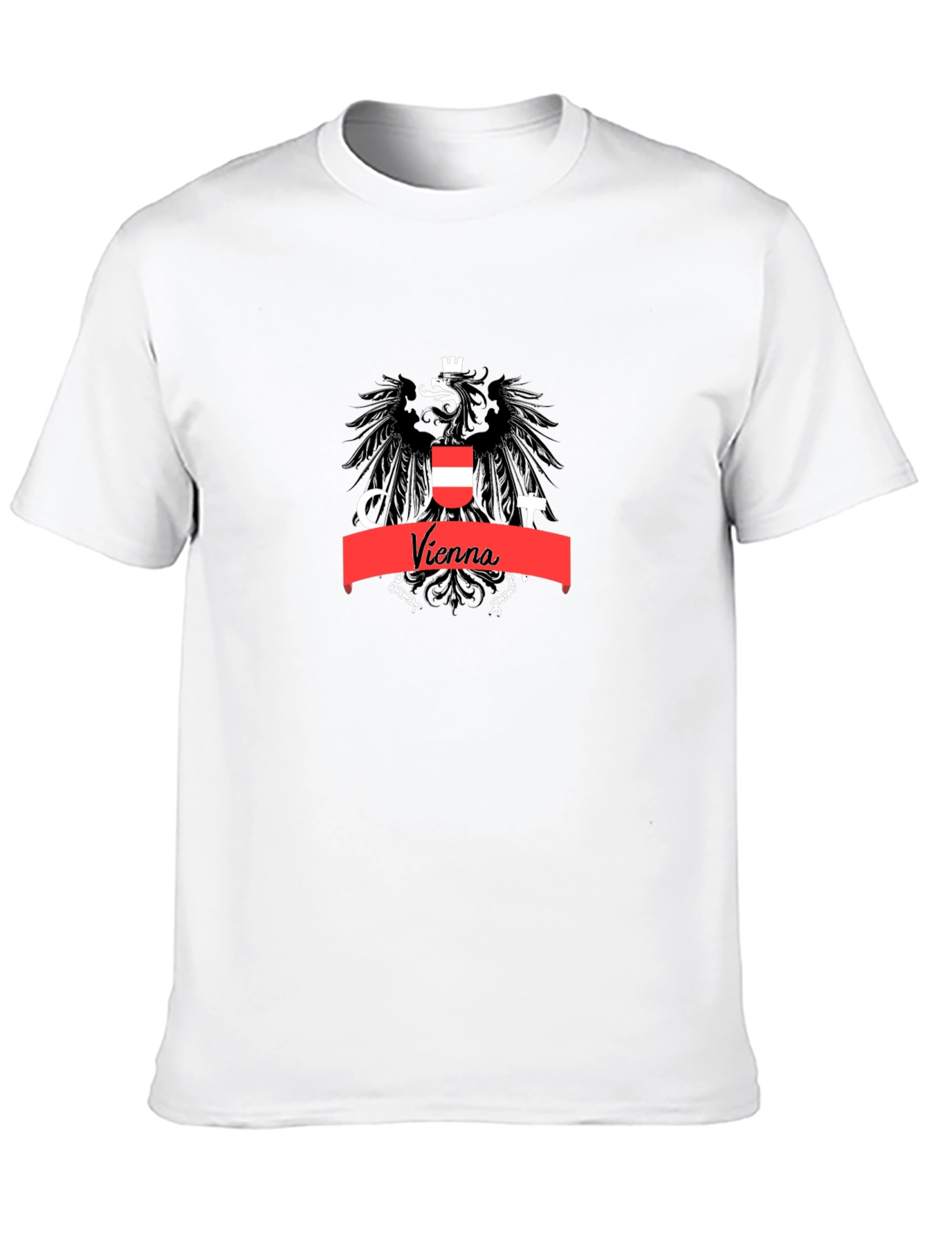 Vienna Austria Emblem T-Shirt Black