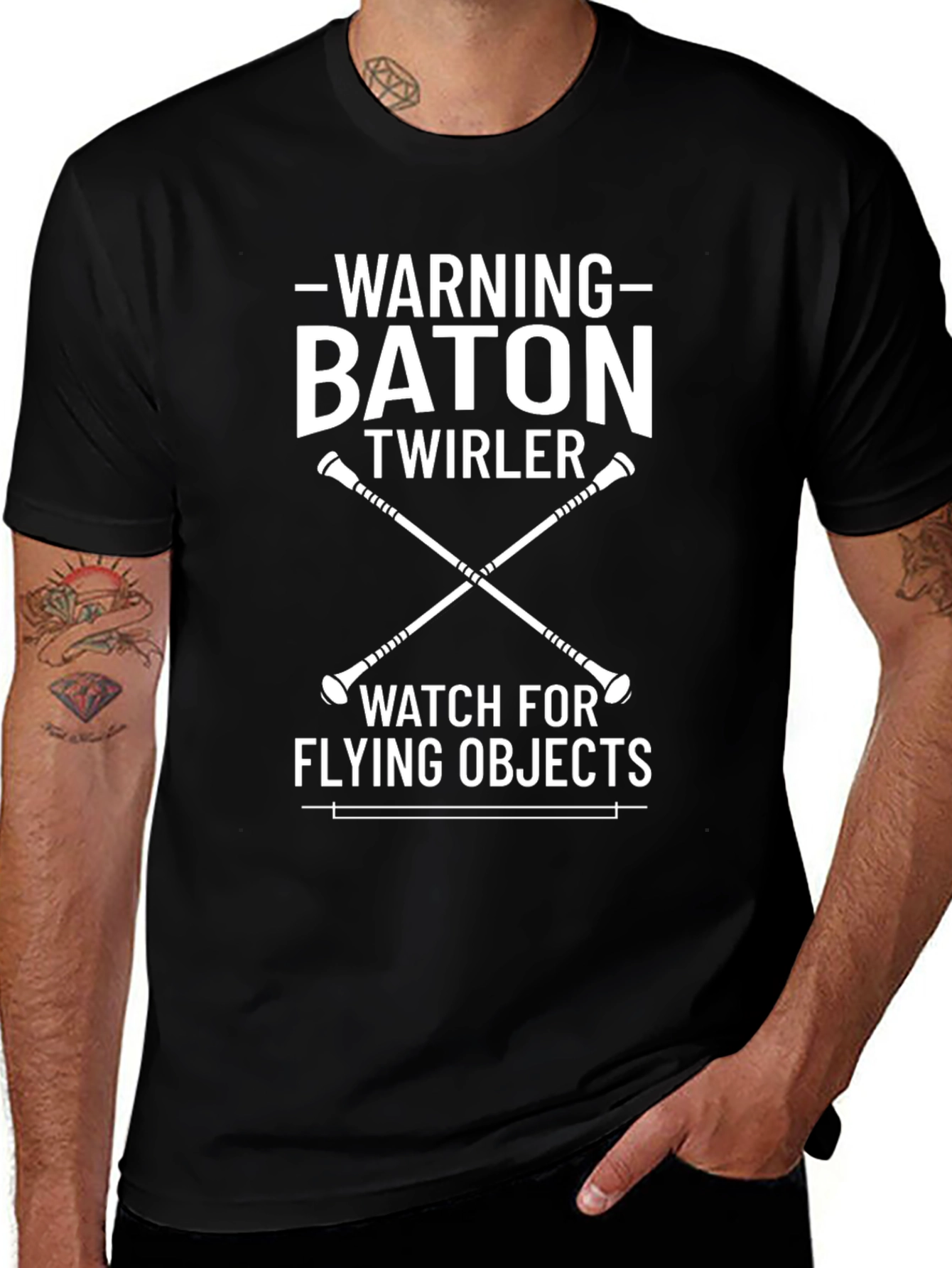 Baton Twirler Warning T-Shirt