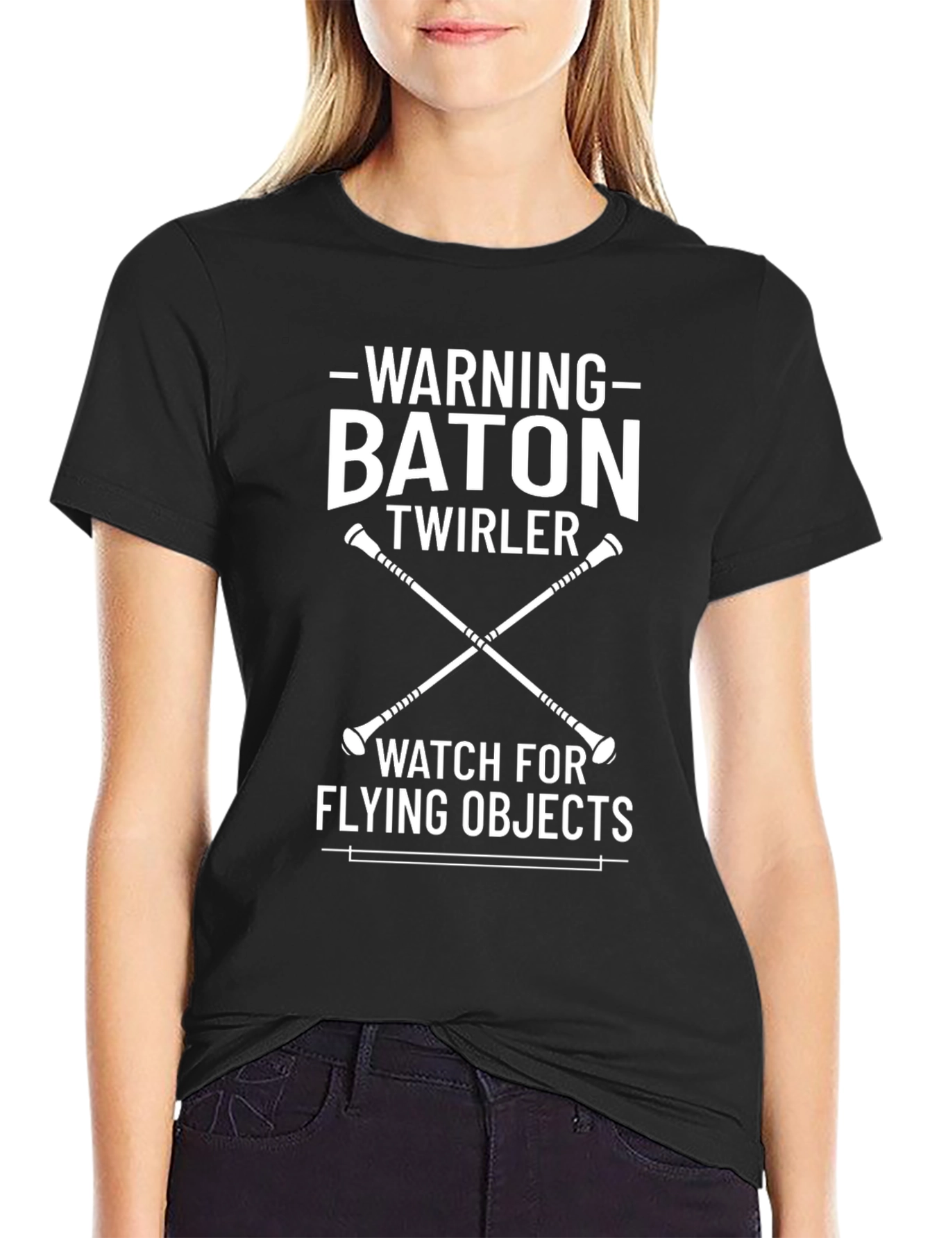 Baton Twirler Warning T-Shirt