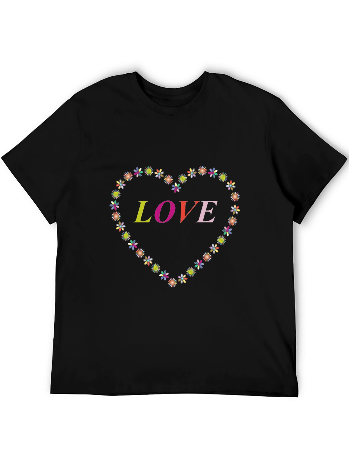 Love Floral Heart T-Shirt