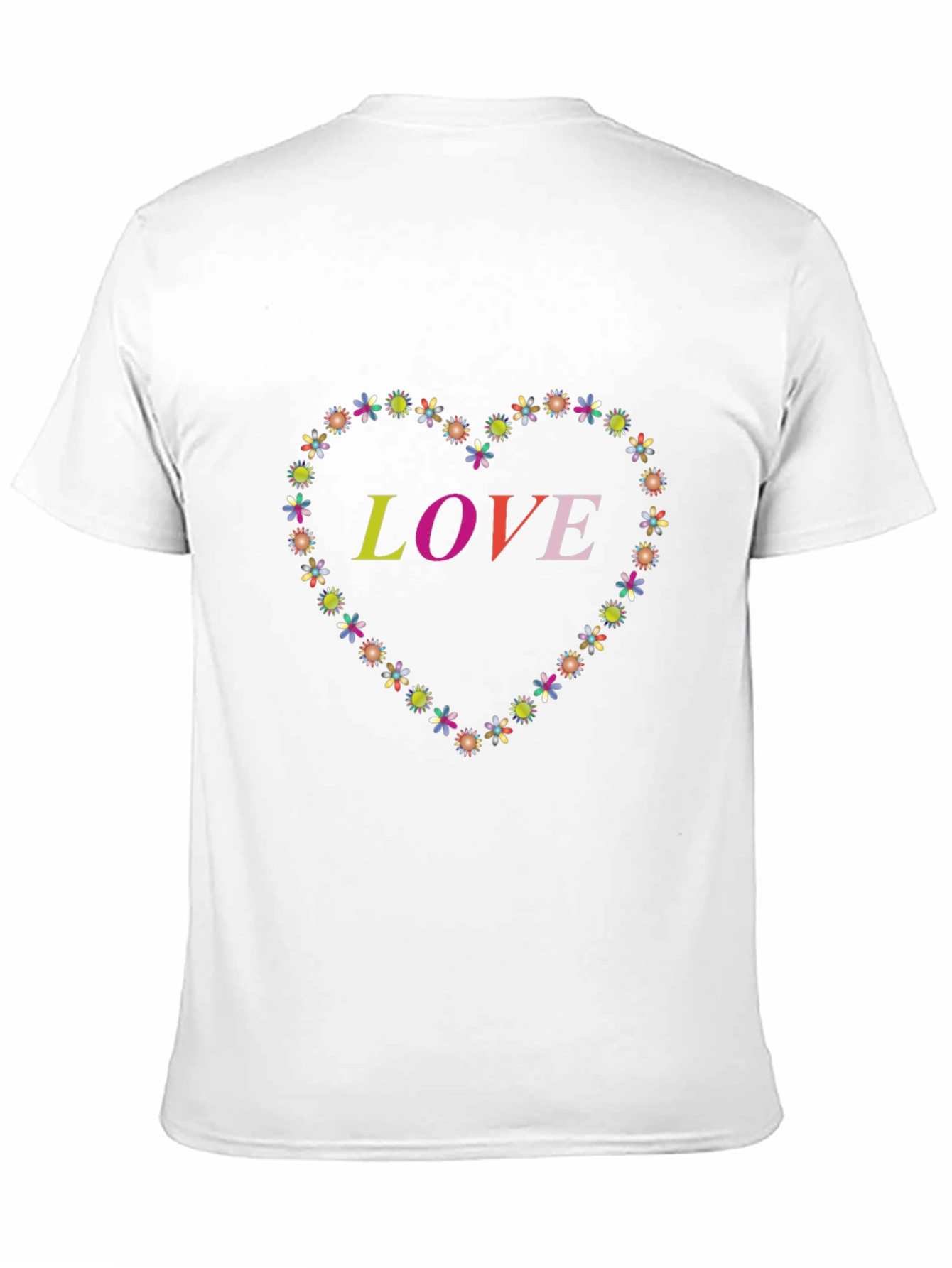 Love Floral Heart T-Shirt