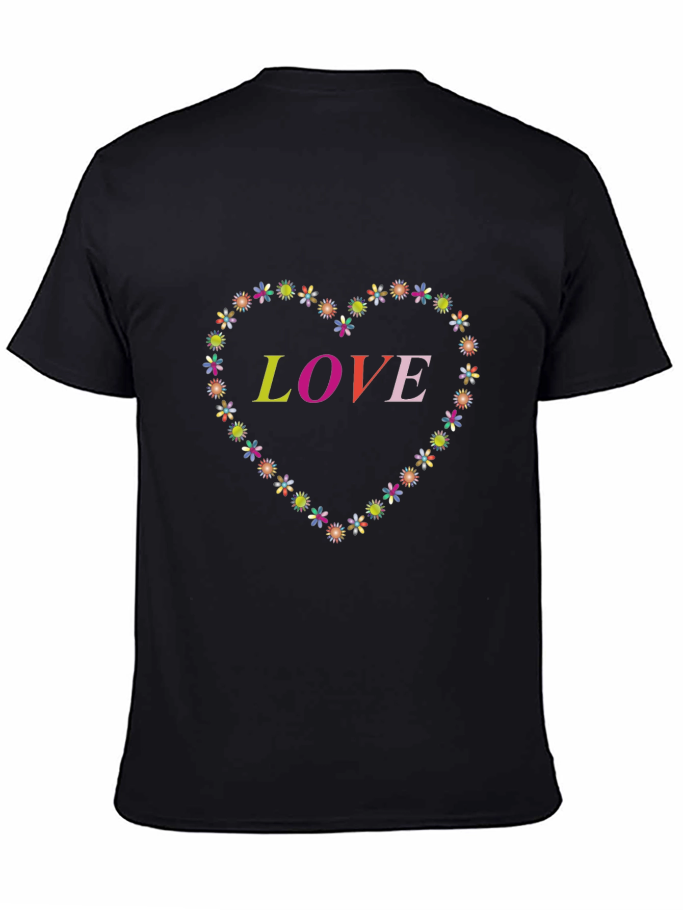 Love Floral Heart T-Shirt