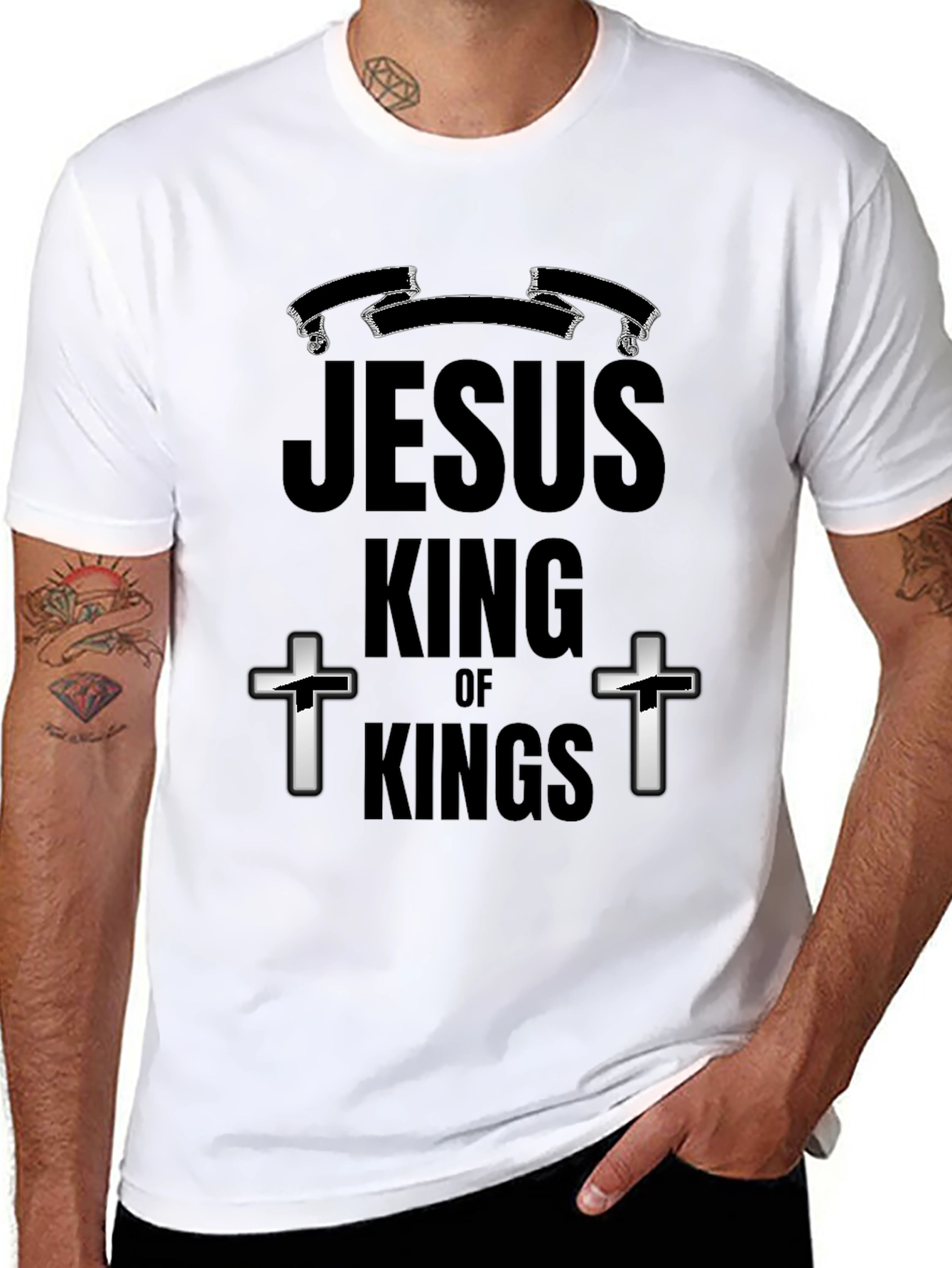 Jesus King of Kings Graphic T-Shirt
