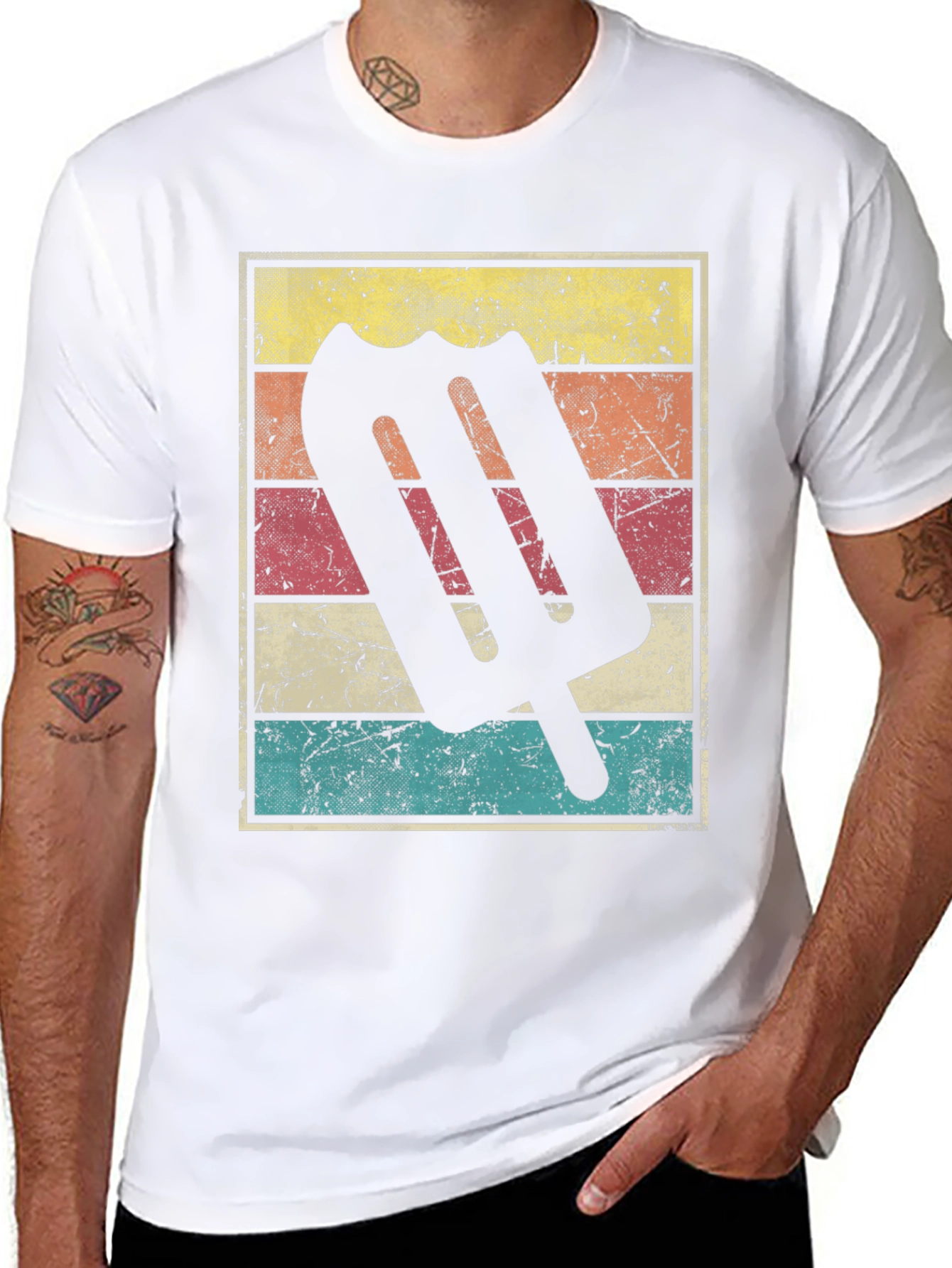 Retro Popsicle T-Shirt - Summer Vibes Tee