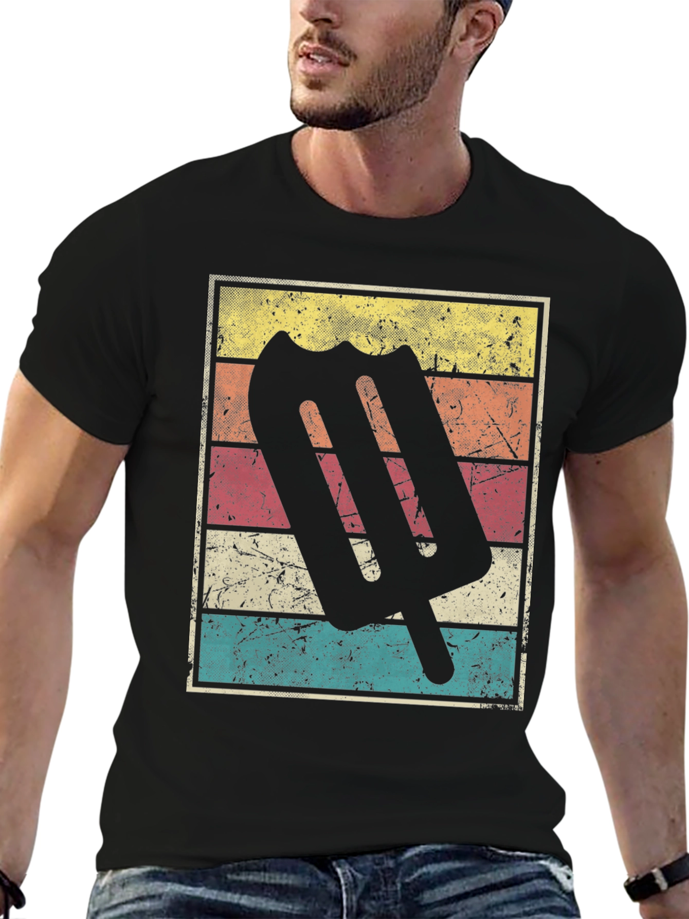 Retro Popsicle T-Shirt - Summer Vibes Tee