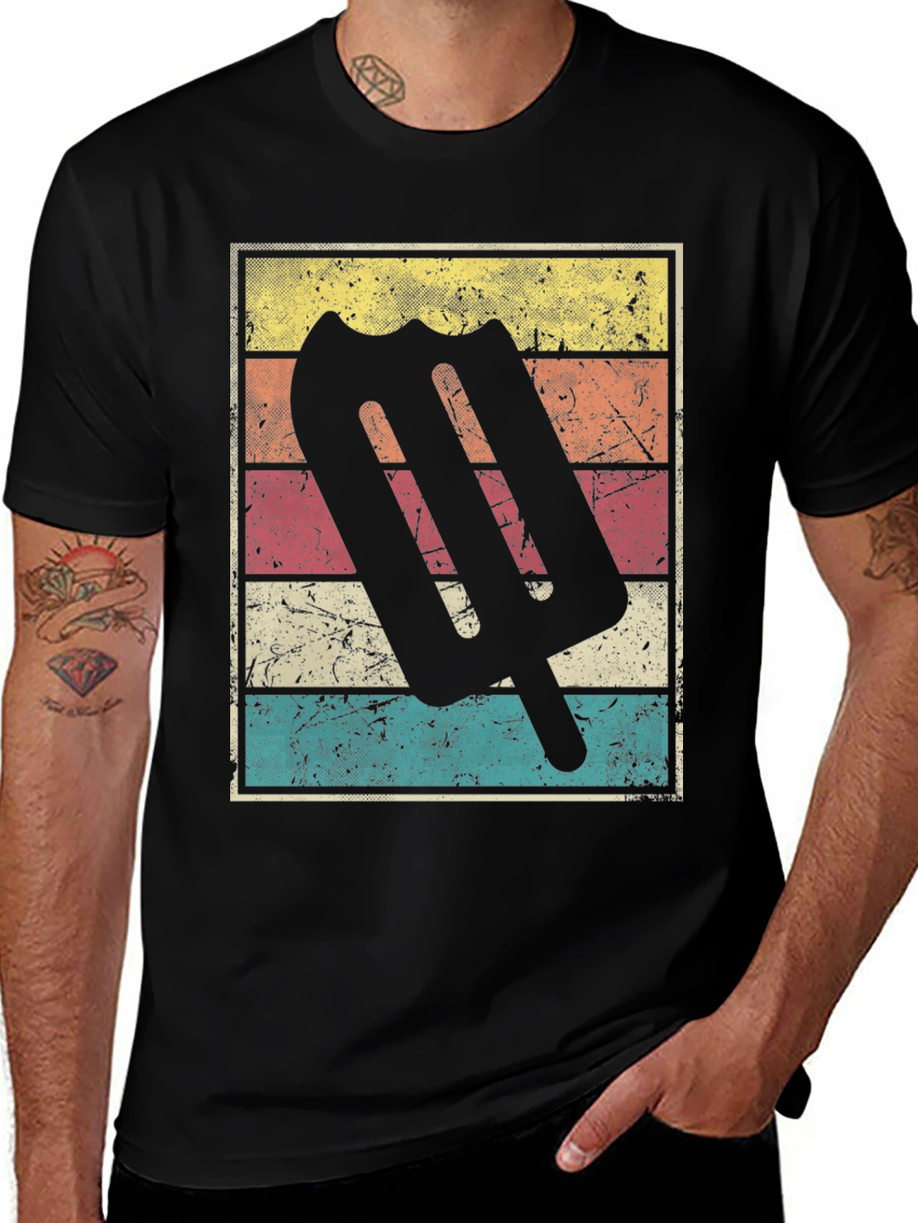 Retro Popsicle T-Shirt - Summer Vibes Tee