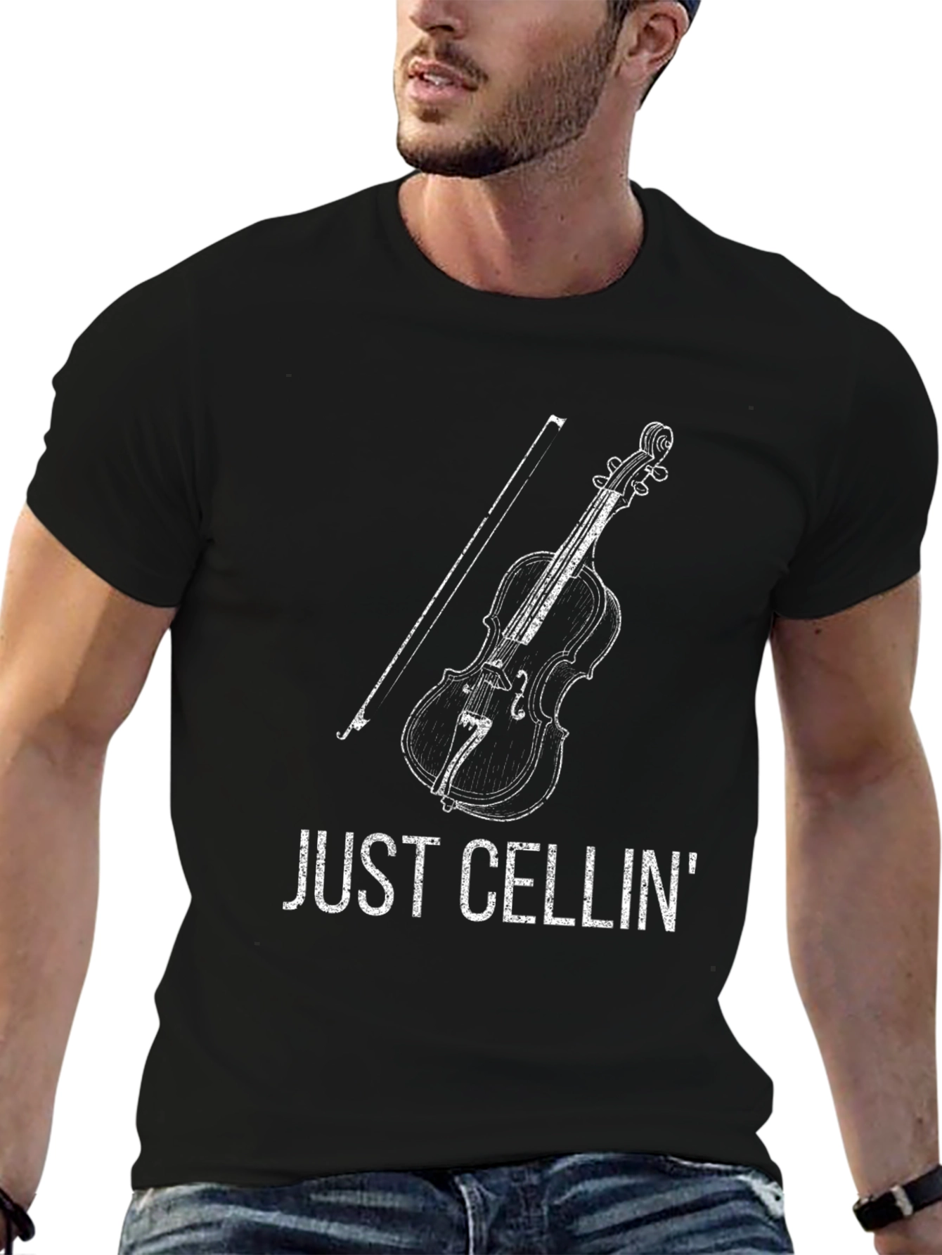 Just Cellin Funny Cello Music T-Shirt