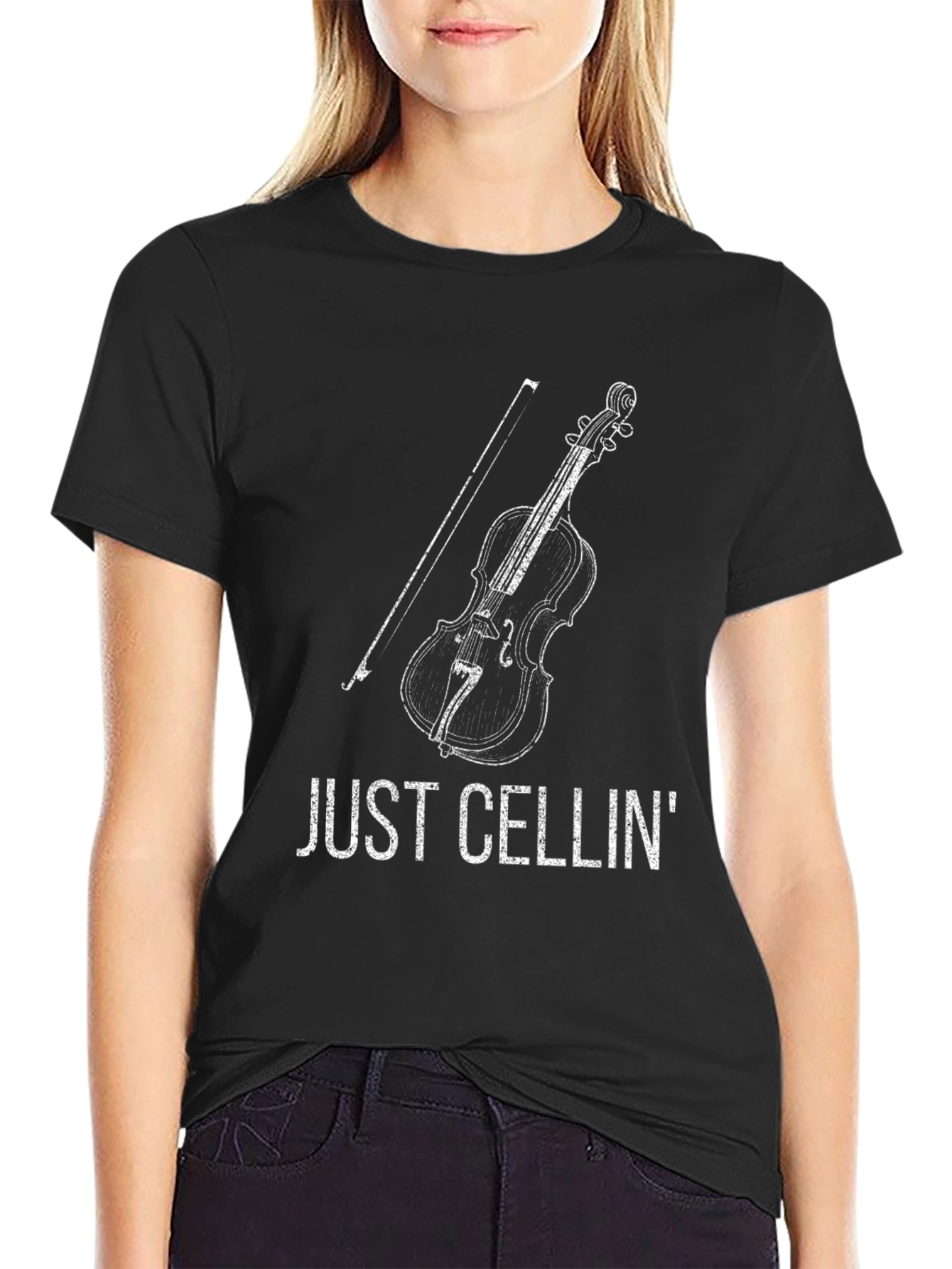Just Cellin Funny Cello Music T-Shirt