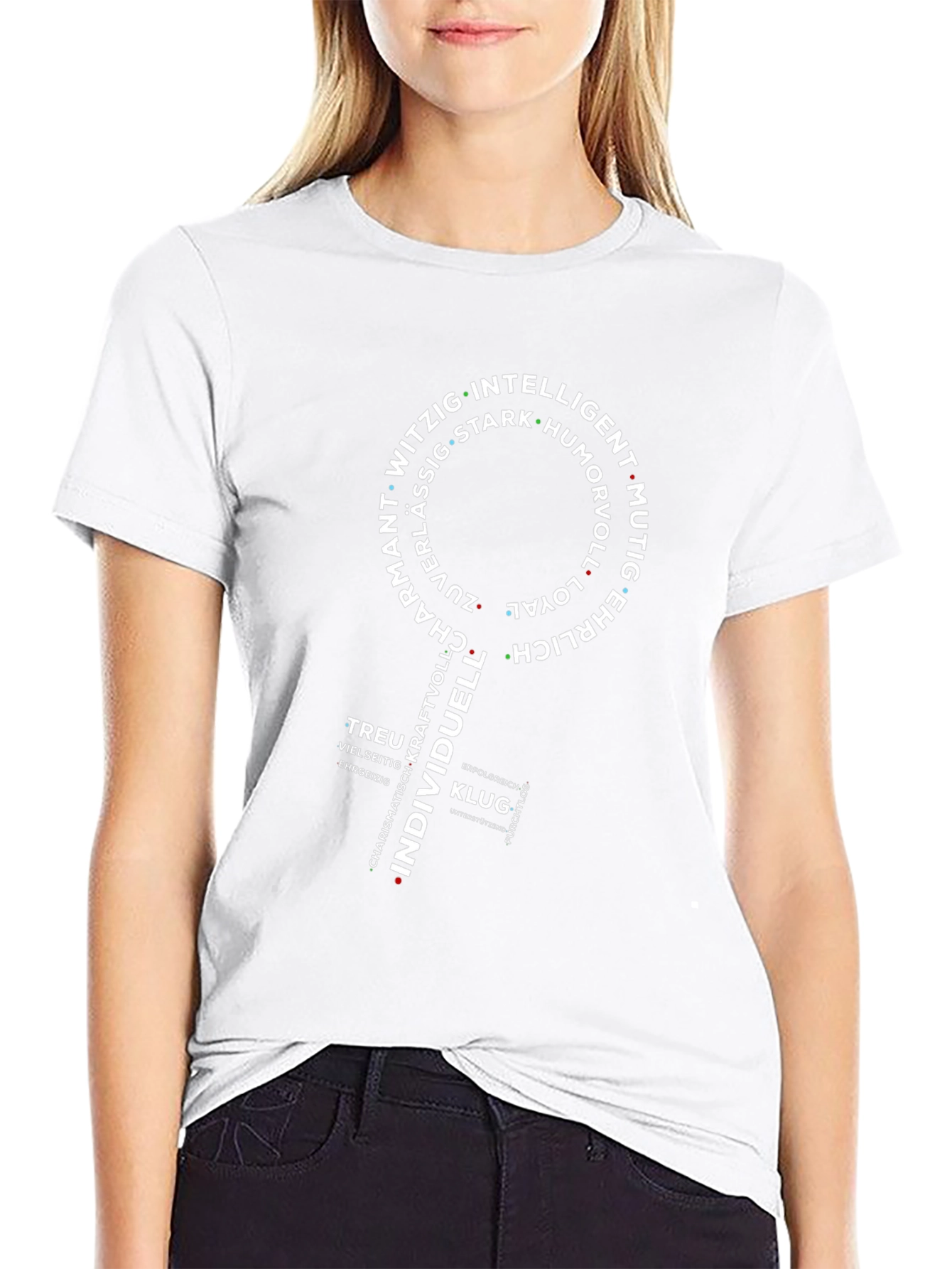 Empowering Individuality Tee - German Word Art