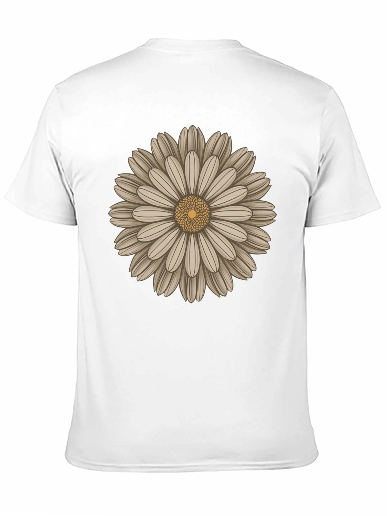 Daisy Graphic Black T-Shirt - Casual Style