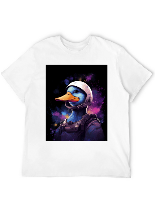 Astronaut Duck Graphic Tee - Unique Streetwear