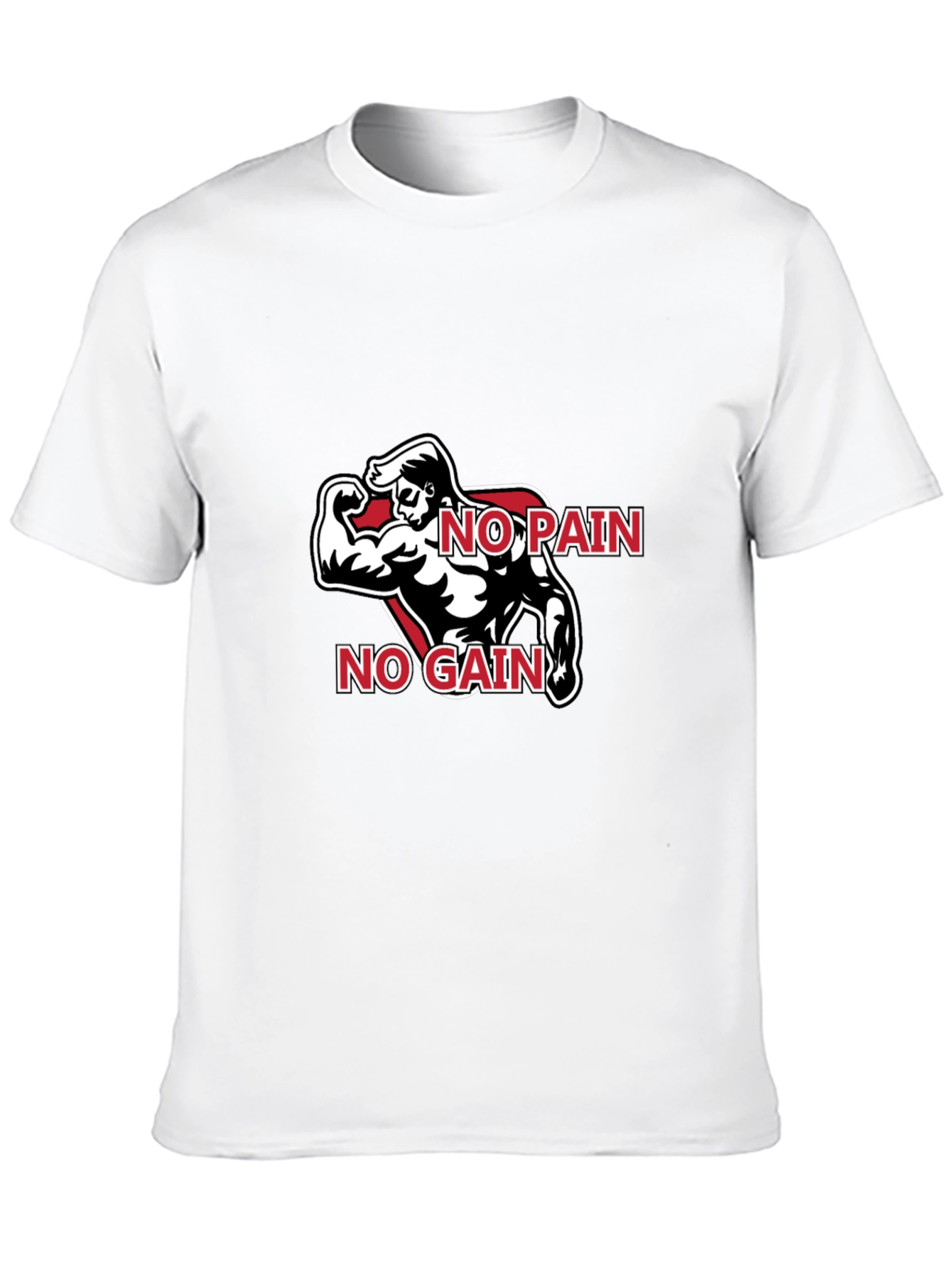 No Pain No Gain T-Shirt - Mens Fitness Tee