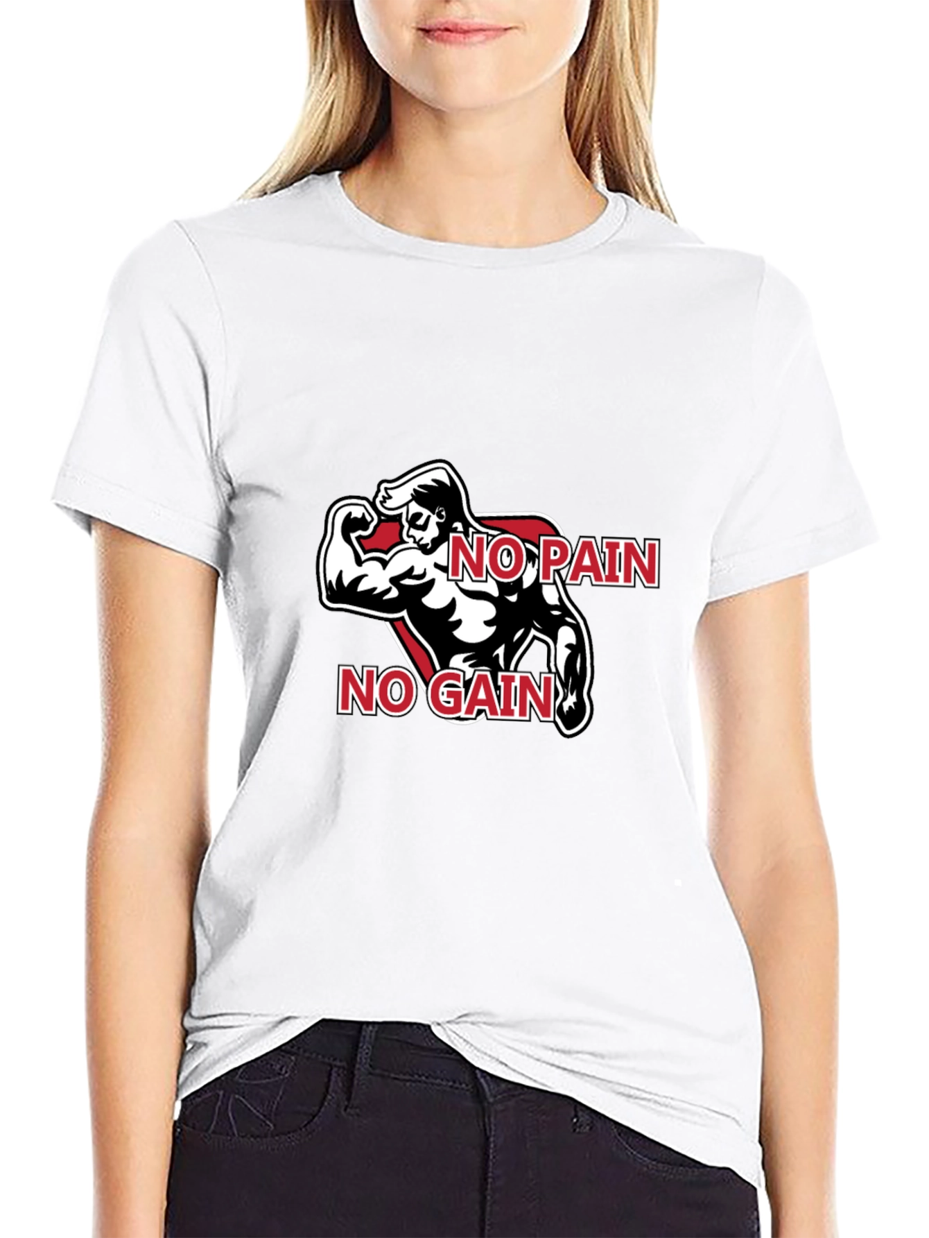 No Pain No Gain T-Shirt - Mens Fitness Tee