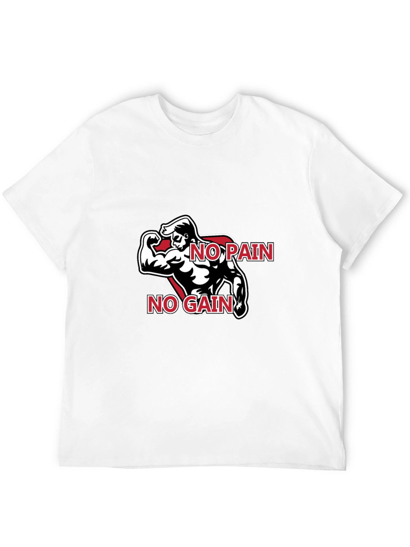No Pain No Gain T-Shirt - Mens Fitness Tee