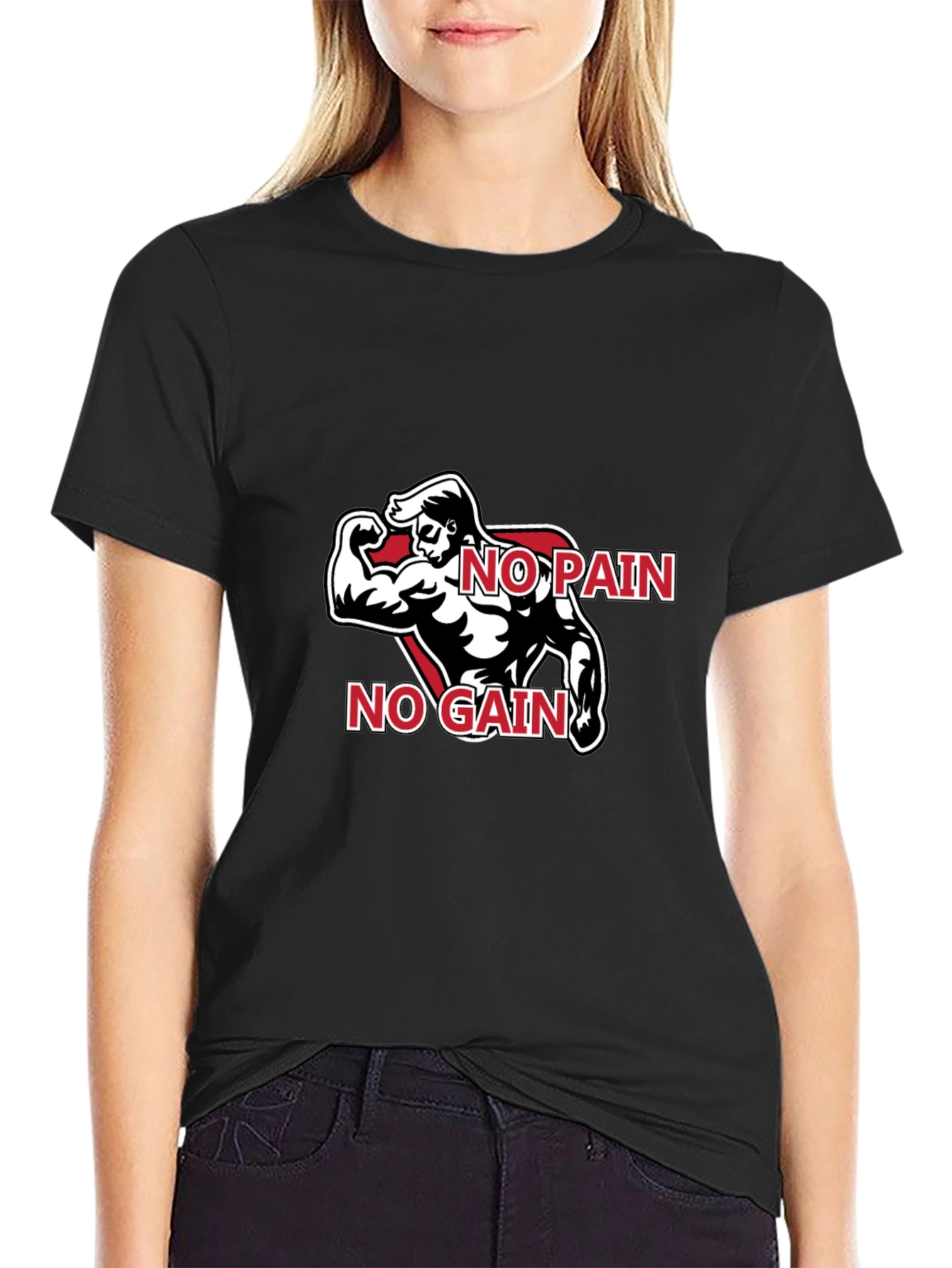 No Pain No Gain T-Shirt - Mens Fitness Tee