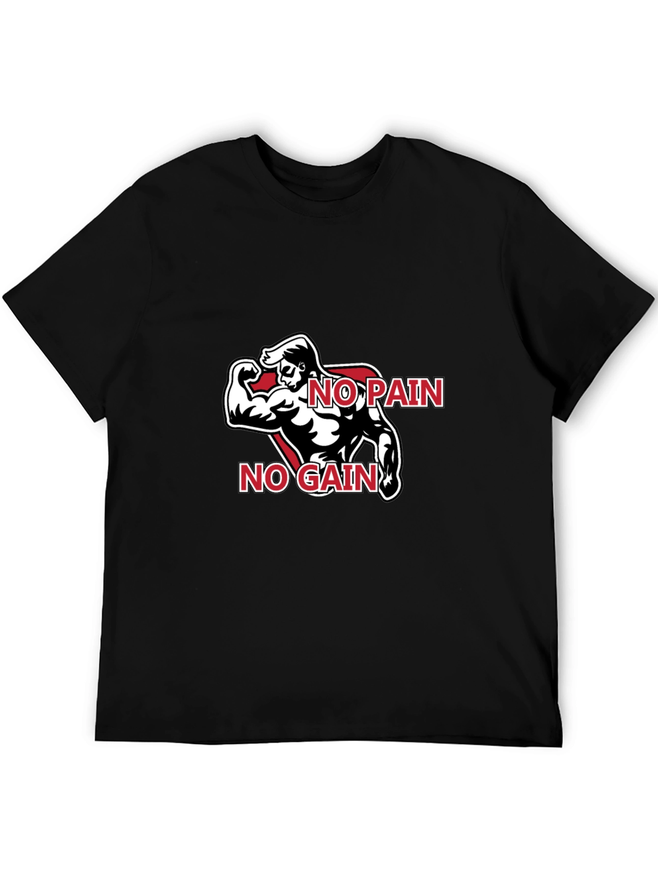 No Pain No Gain T-Shirt - Mens Fitness Tee
