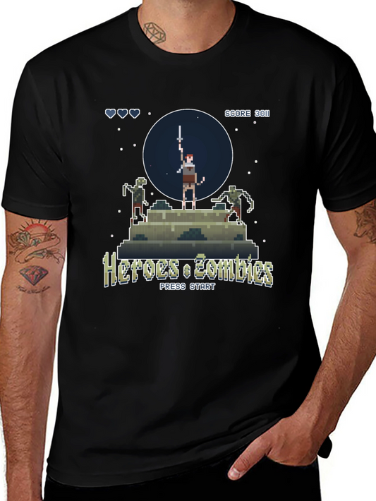 Heroes & Zombies Graphic Tee