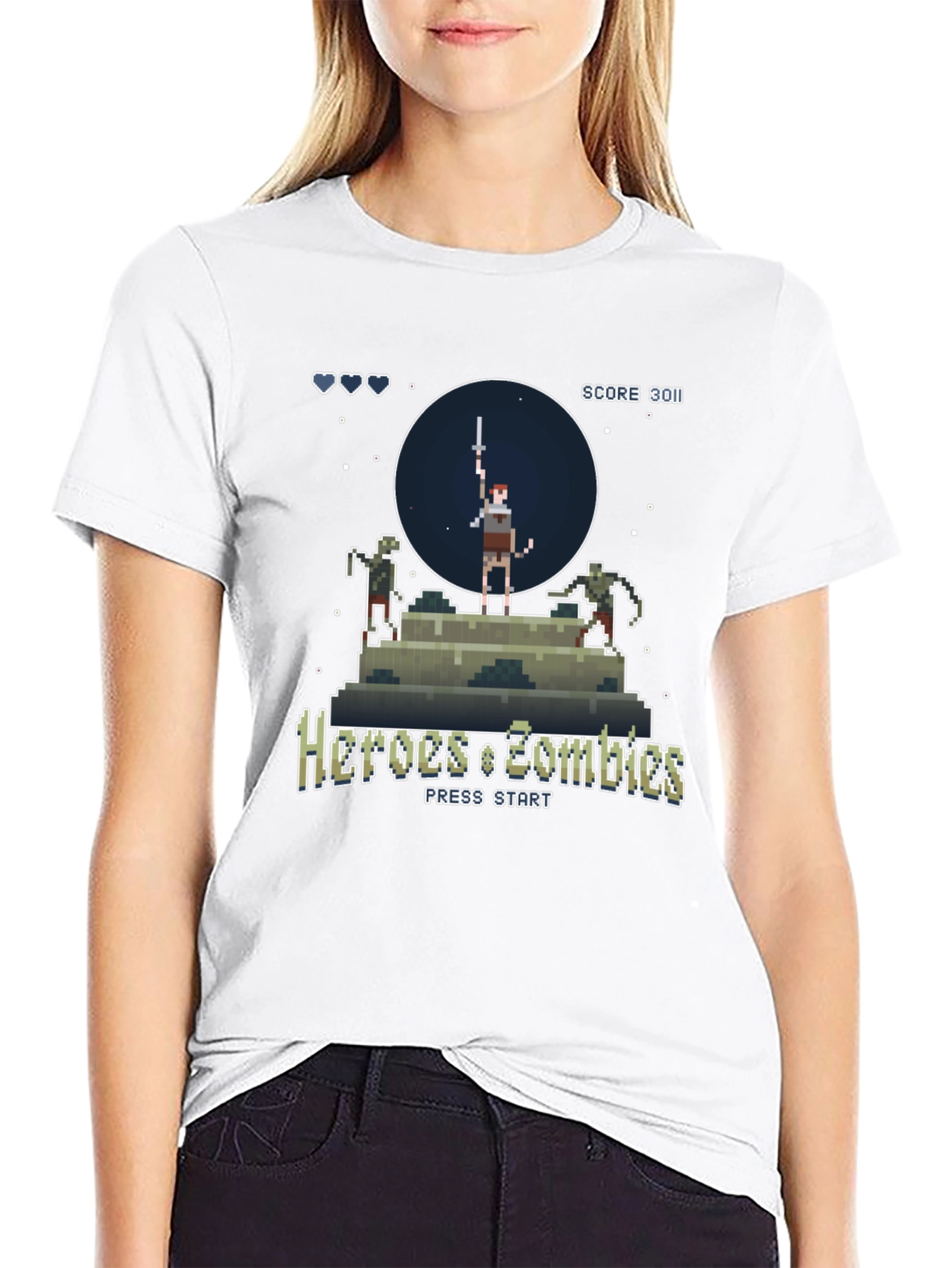 Heroes & Zombies Graphic Tee