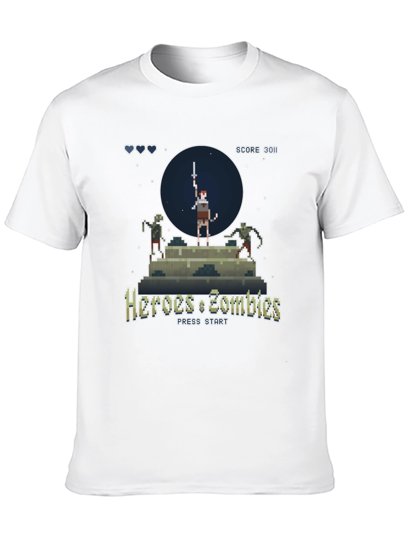 Heroes & Zombies Graphic Tee