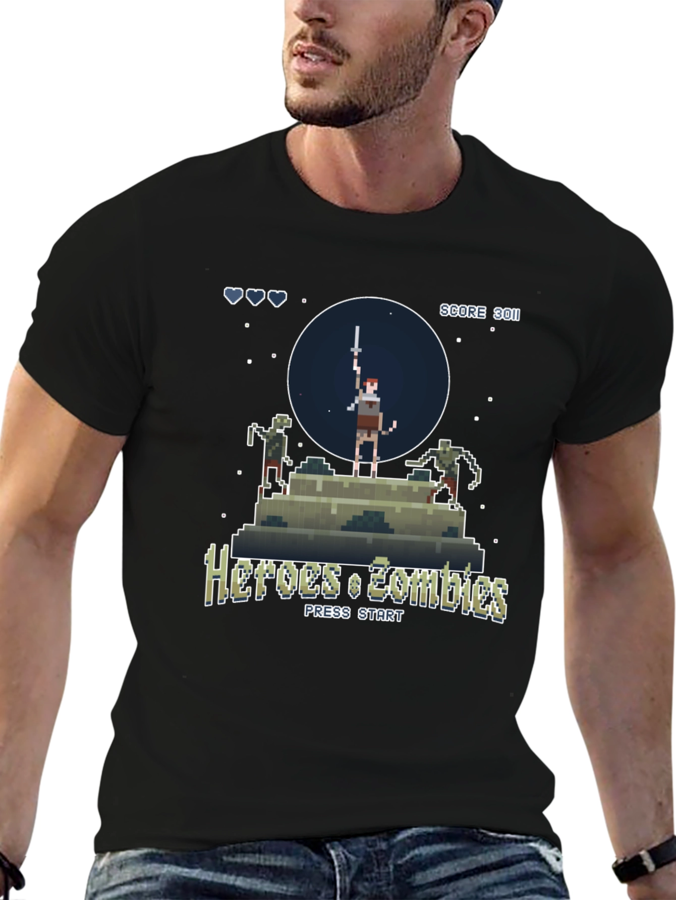 Heroes & Zombies Graphic Tee