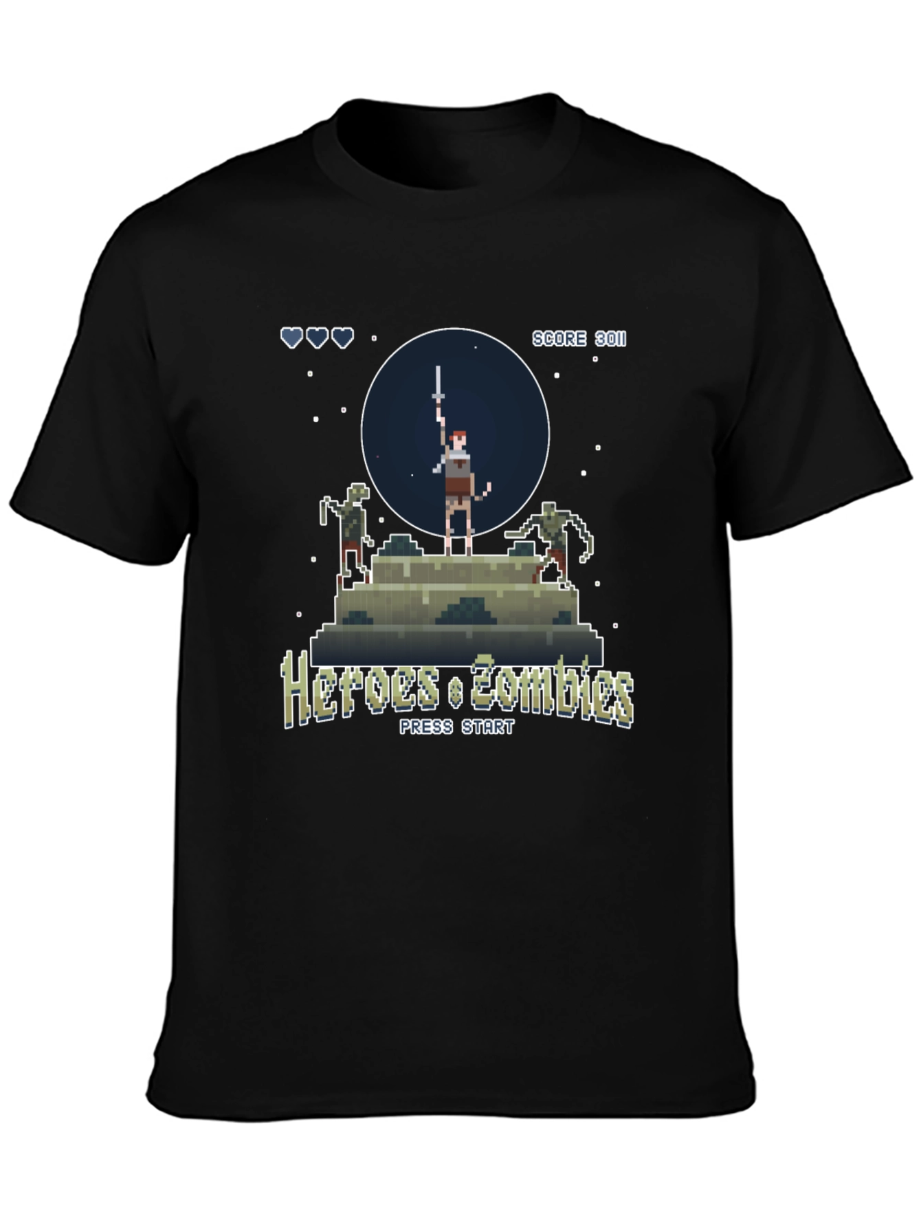 Heroes & Zombies Graphic Tee