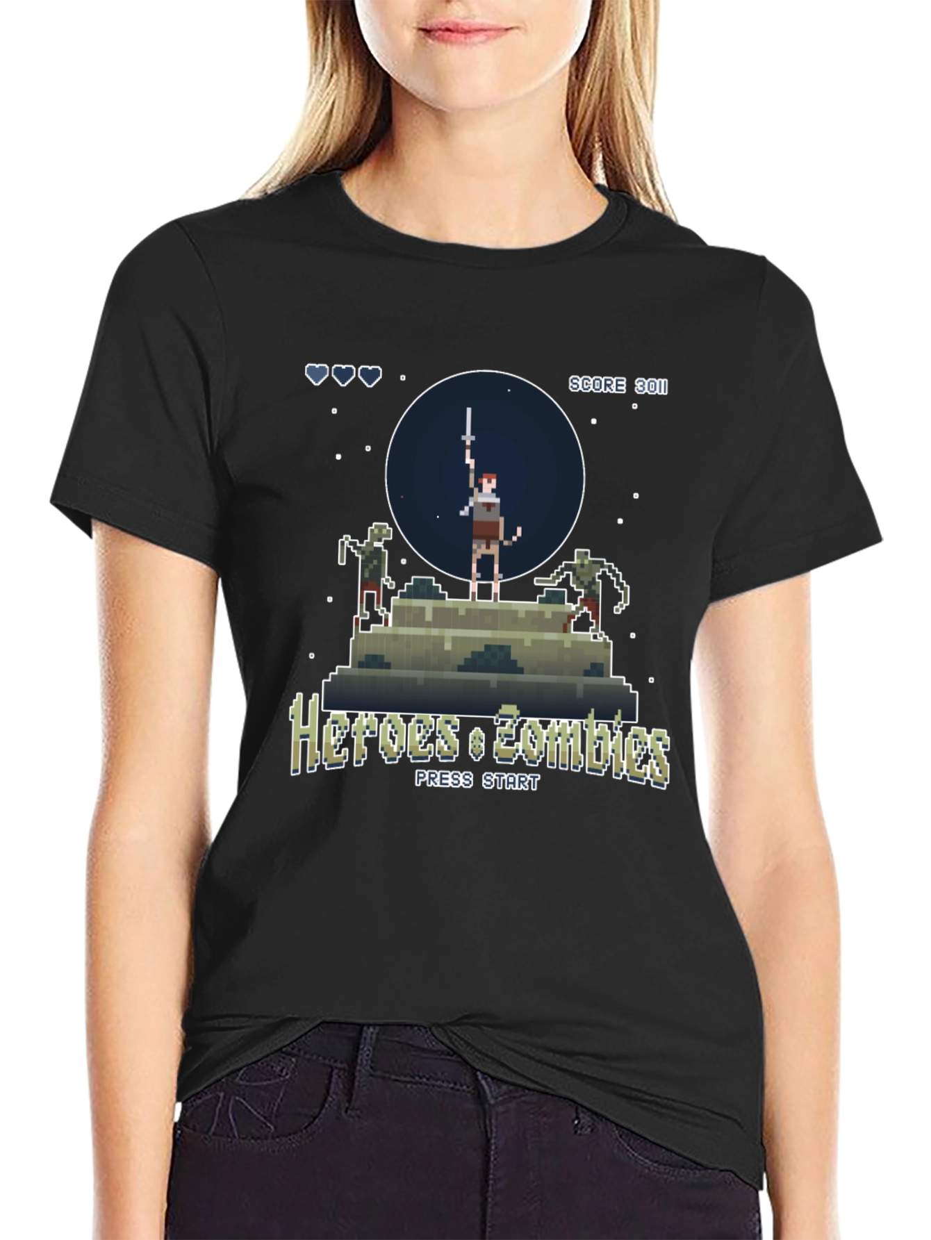 Heroes & Zombies Graphic Tee