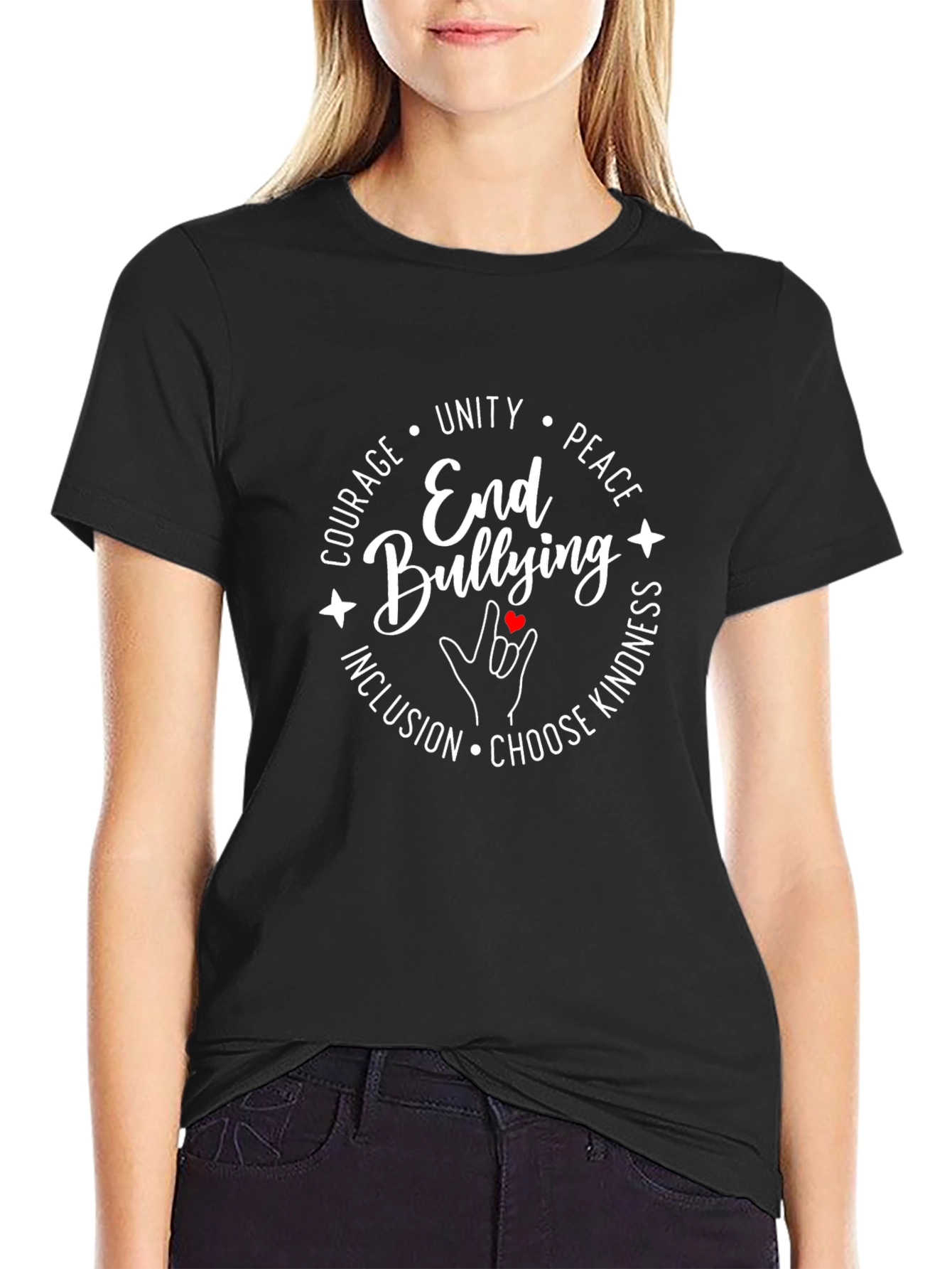 End Bullying T-Shirt - Kindness & Unity Design