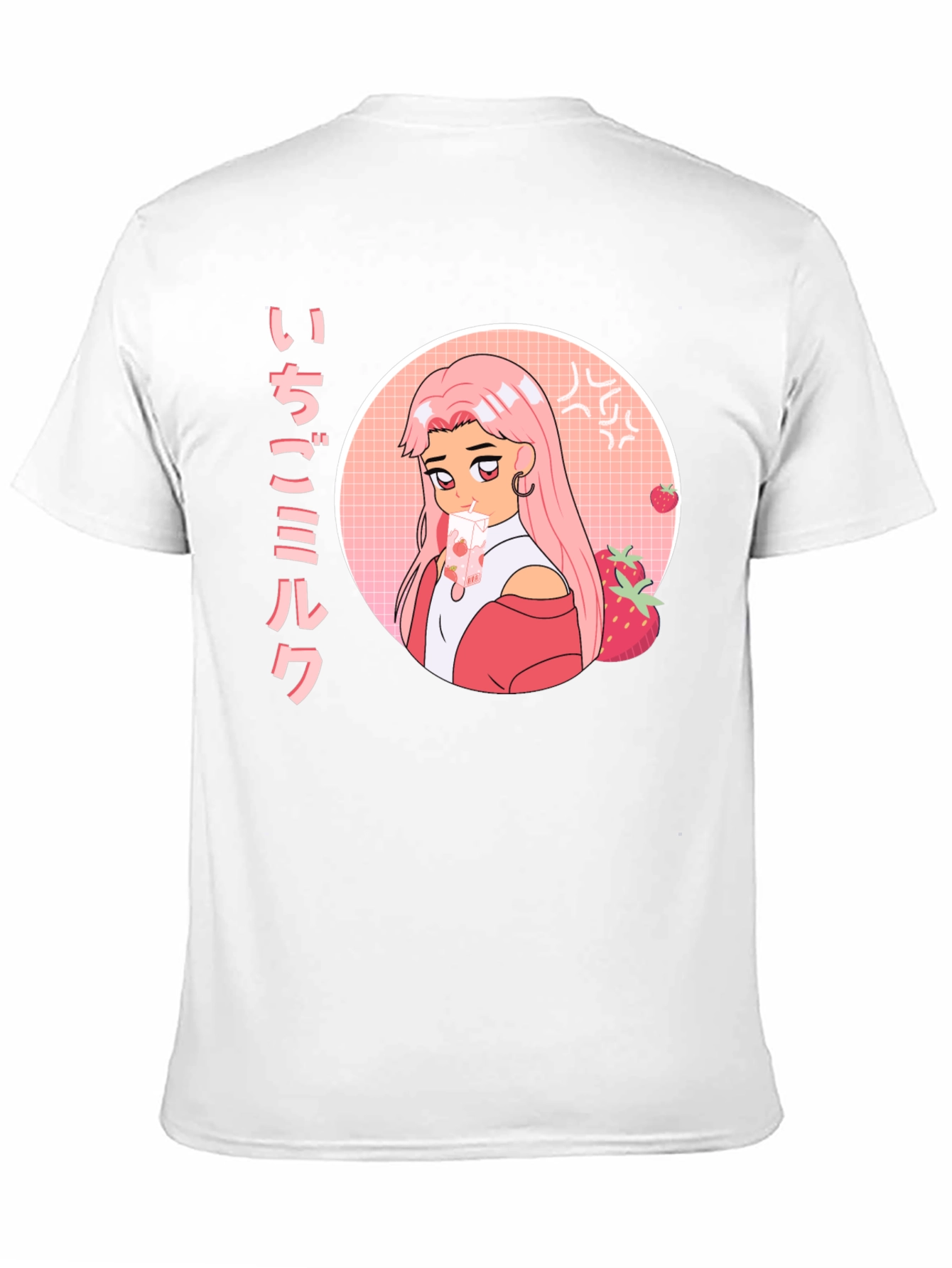 Anime Strawberry Milk T-Shirt