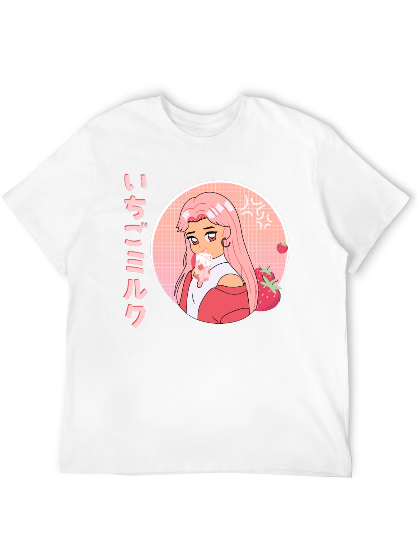 Anime Strawberry Milk T-Shirt