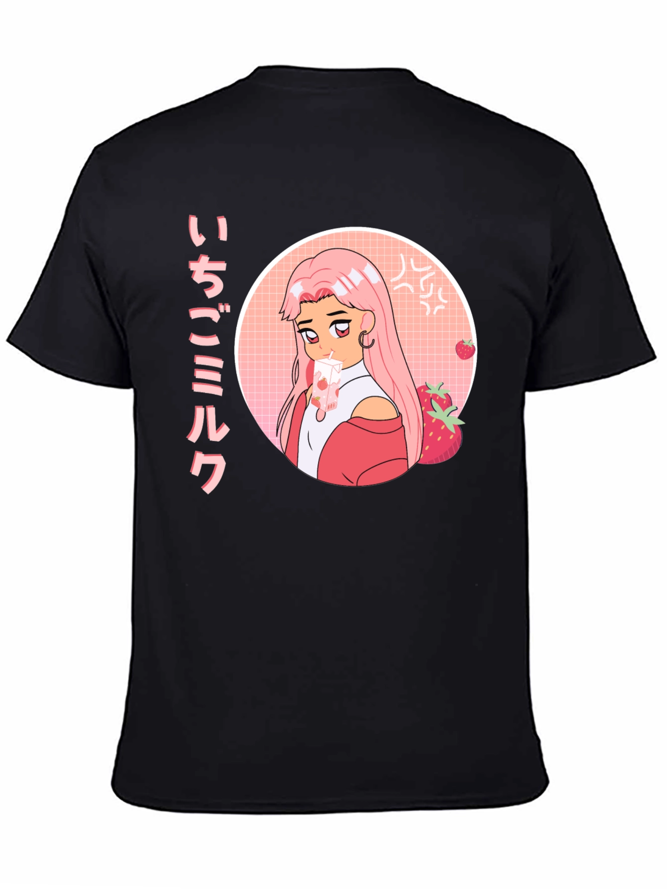 Anime Strawberry Milk T-Shirt
