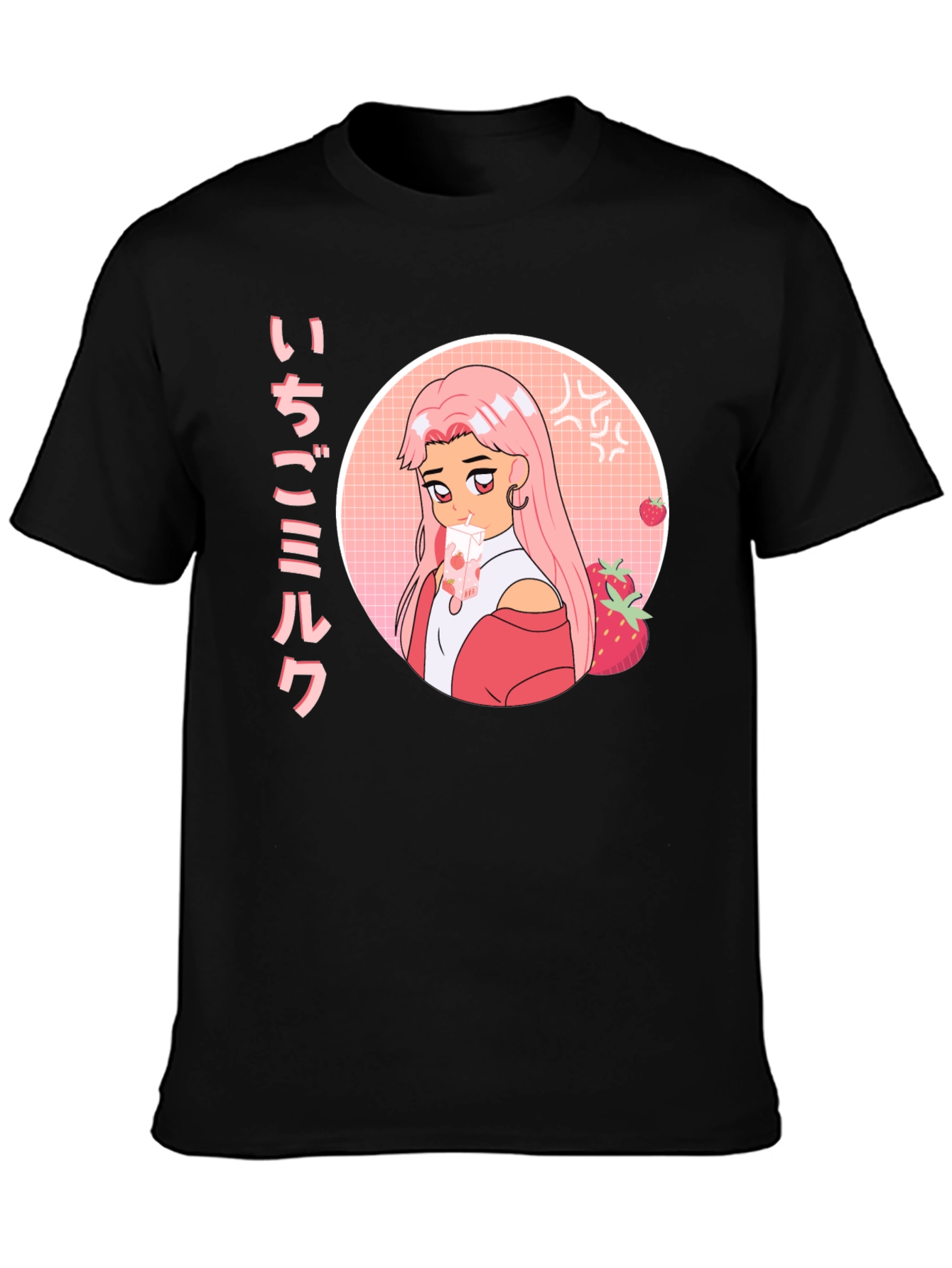 Anime Strawberry Milk T-Shirt
