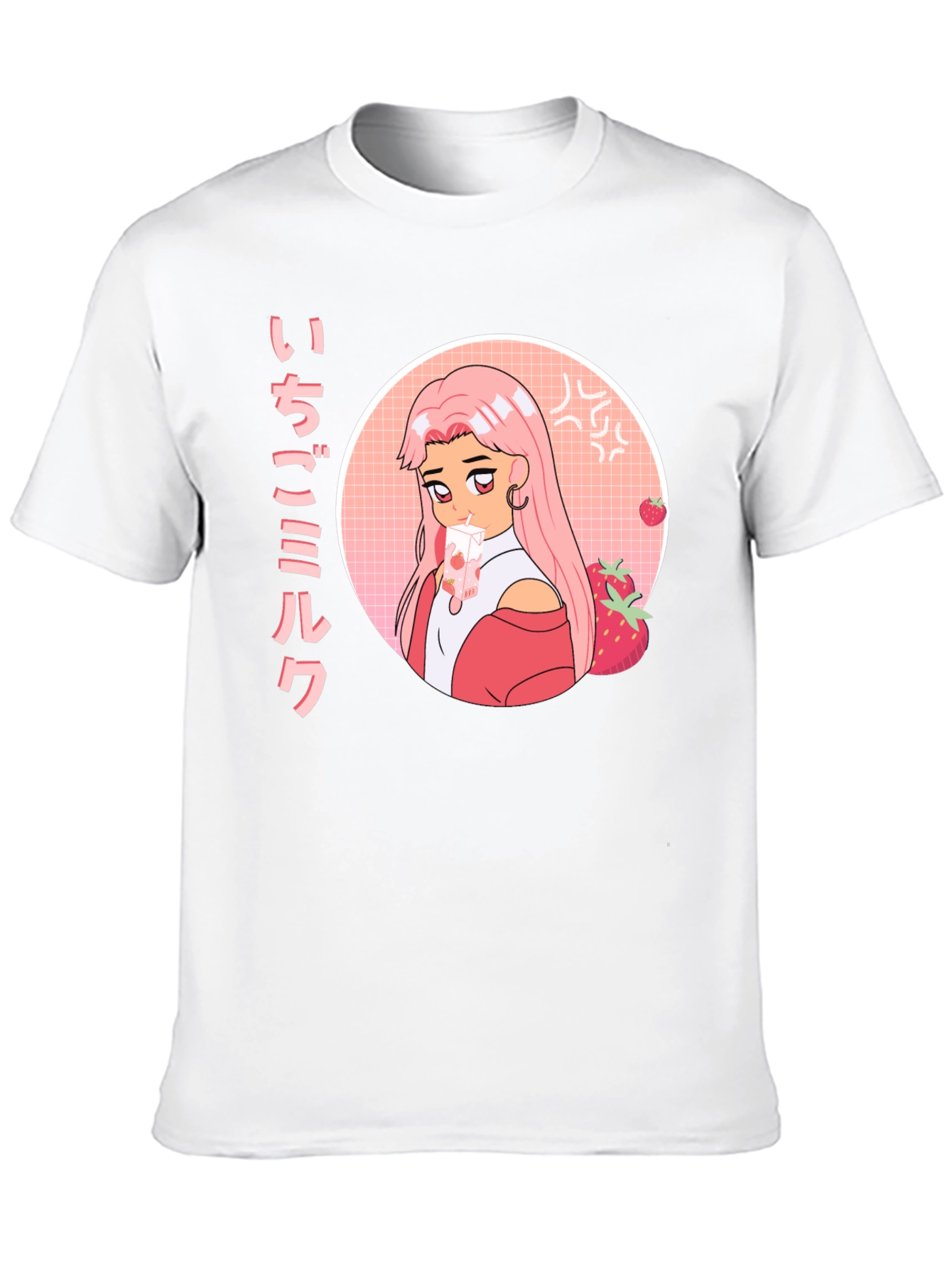 Anime Strawberry Milk T-Shirt