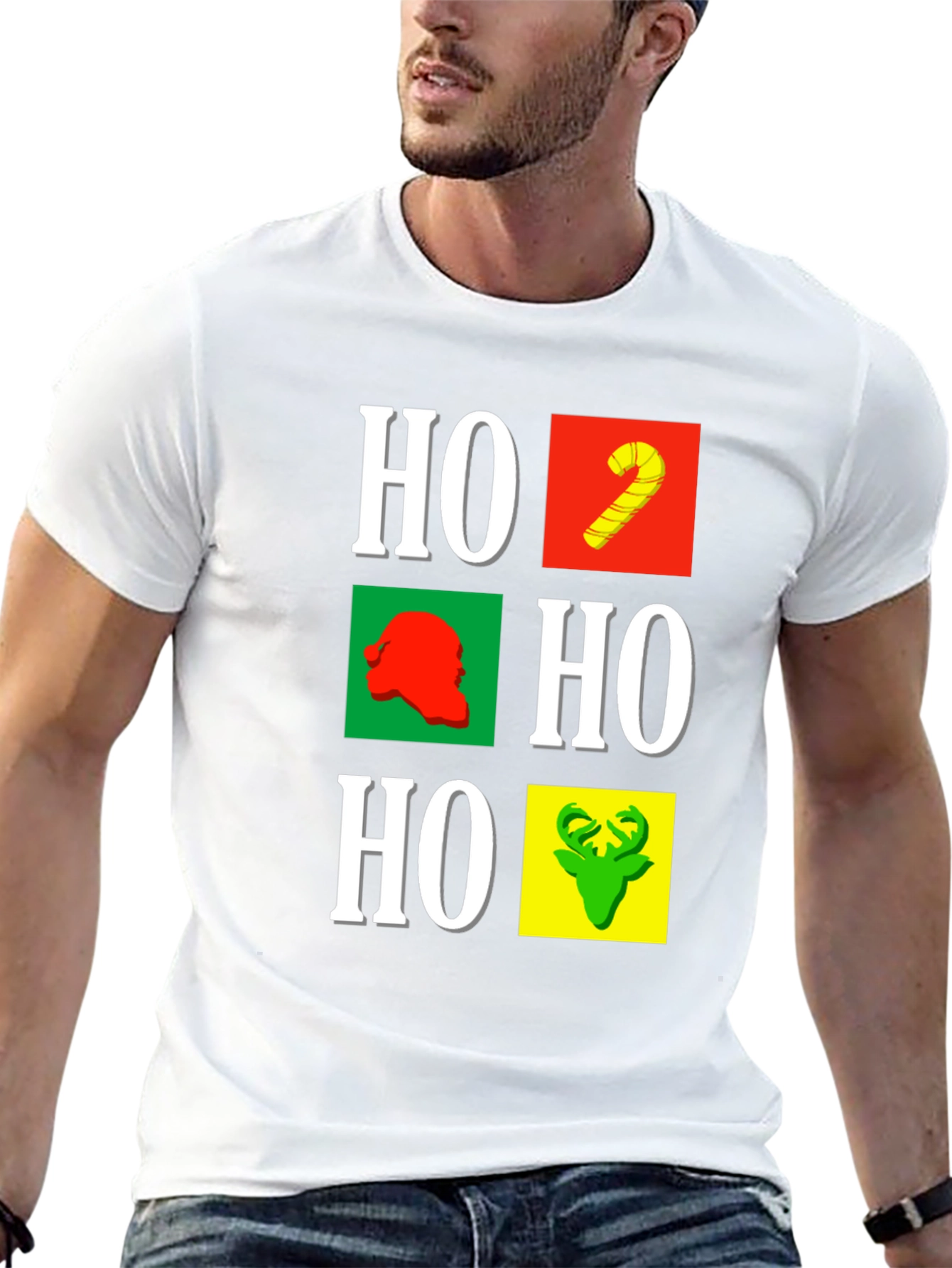 Festive Ho Ho Ho Holiday T-Shirt