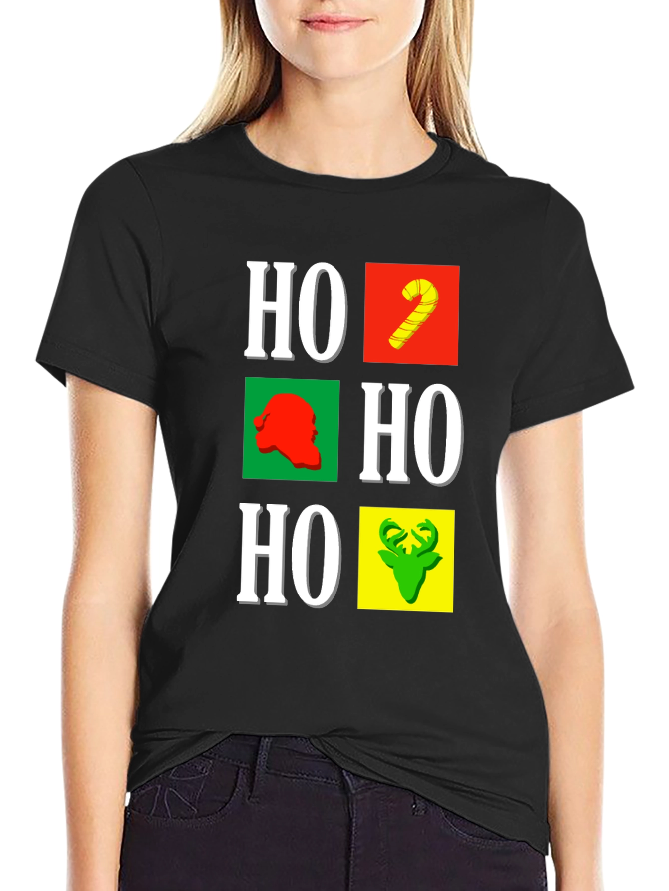 Festive Ho Ho Ho Holiday T-Shirt
