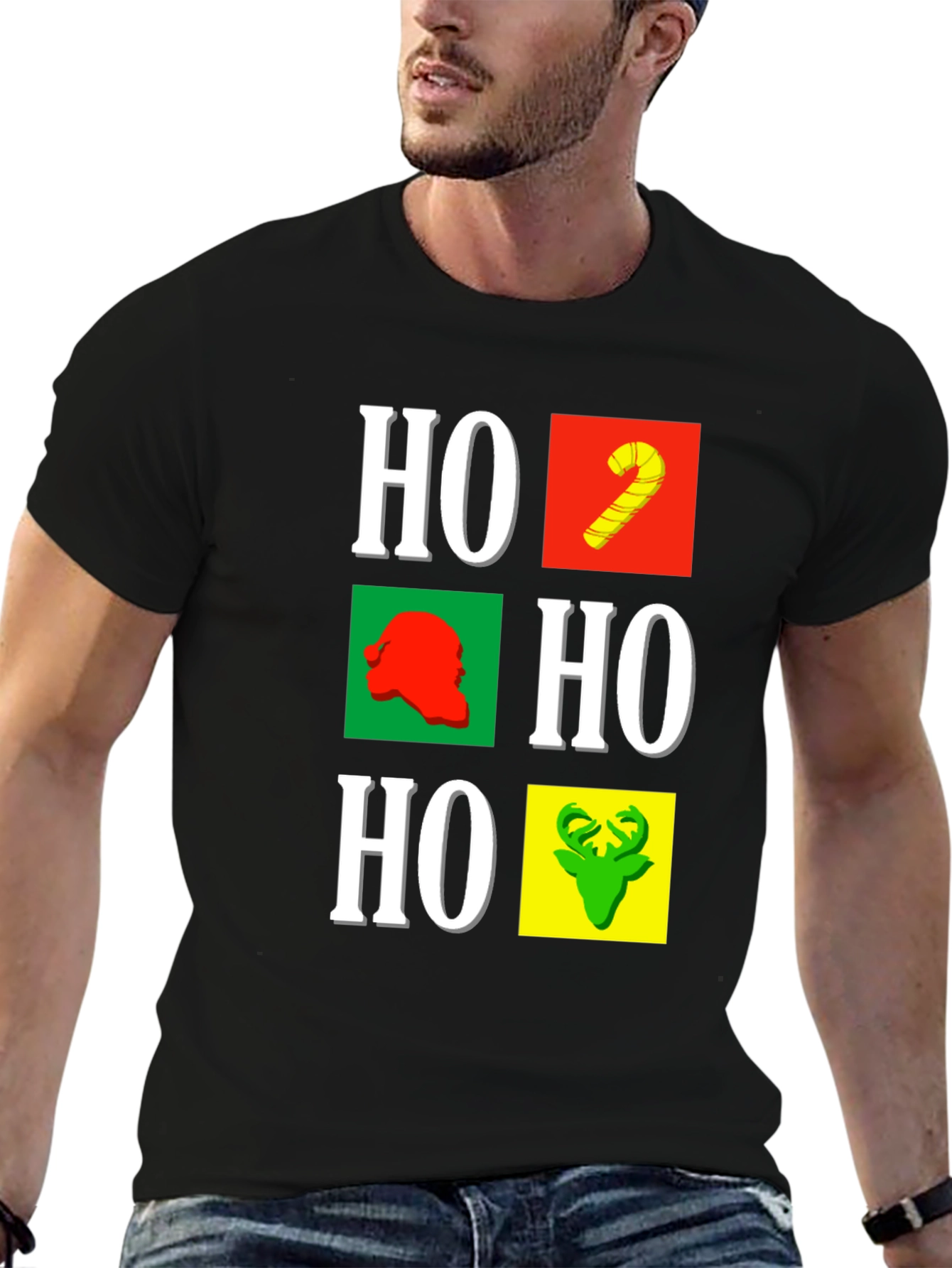 Festive Ho Ho Ho Holiday T-Shirt