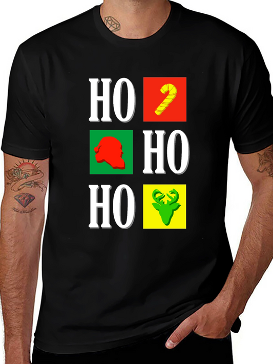 Festive Ho Ho Ho Holiday T-Shirt