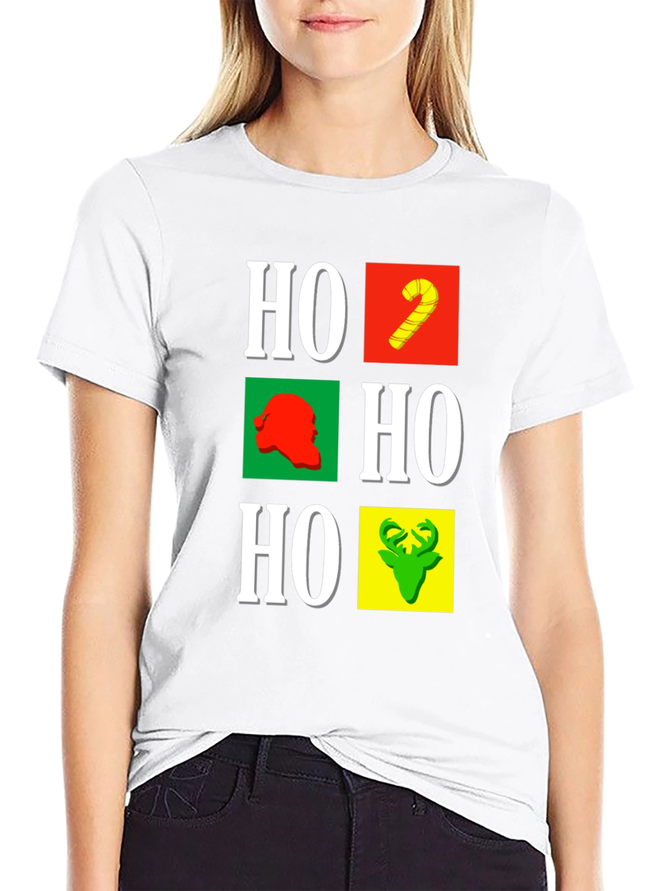 Festive Ho Ho Ho Holiday T-Shirt