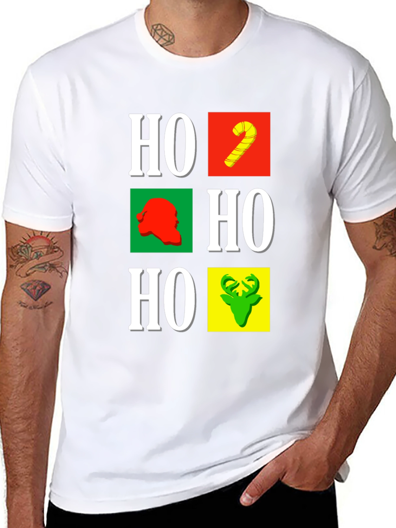 Festive Ho Ho Ho Holiday T-Shirt