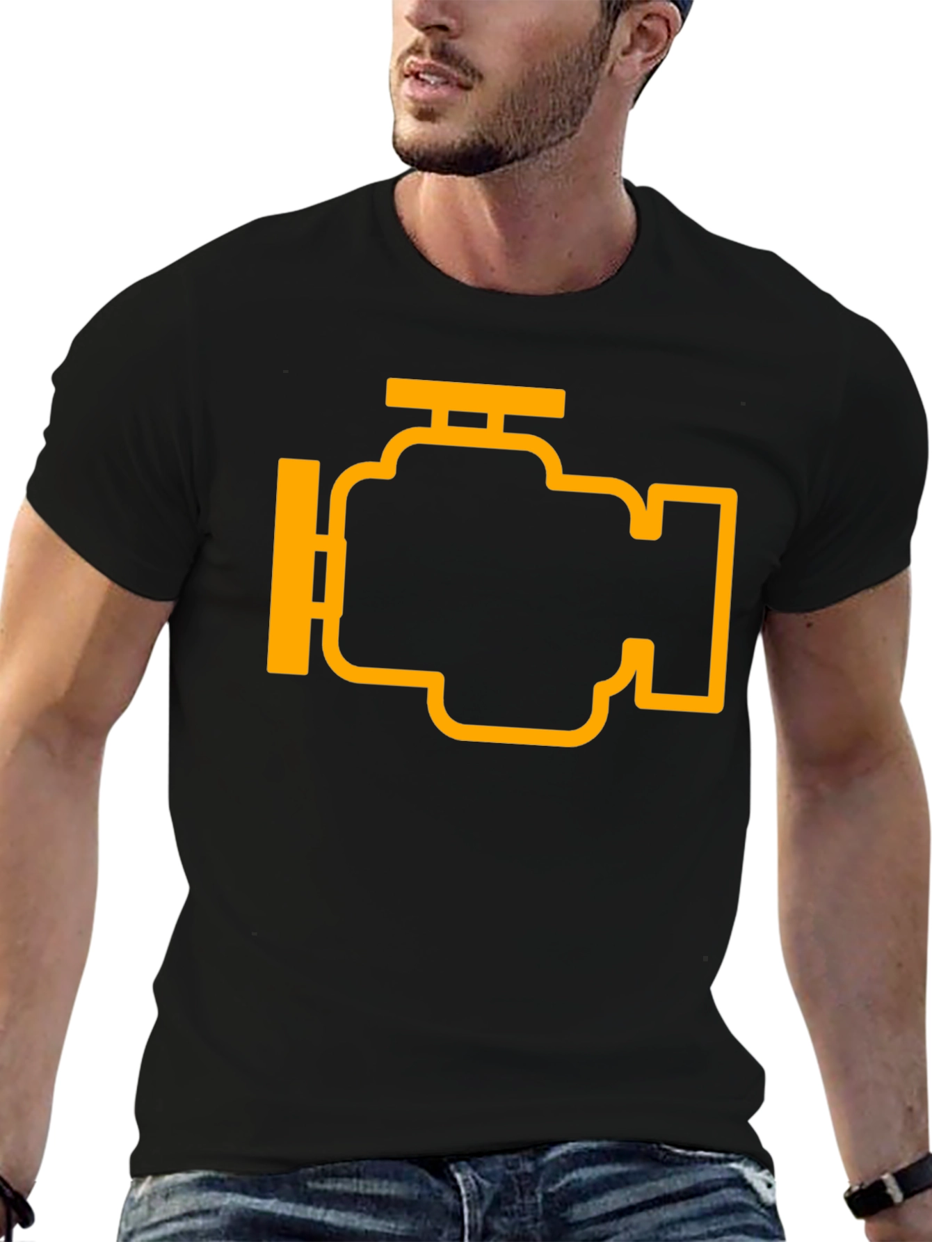 Check Engine Light Warning T-Shirt