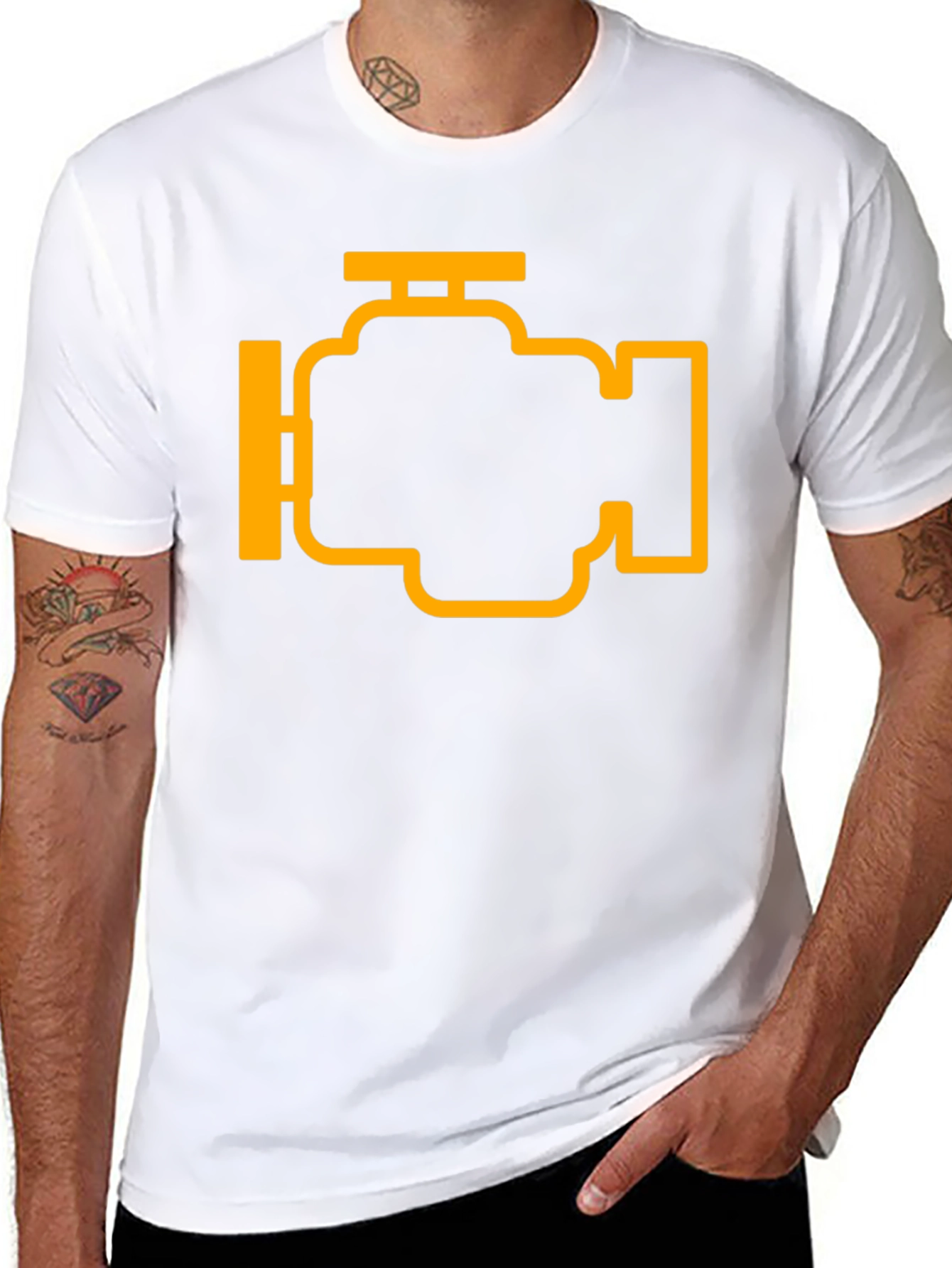 Check Engine Light Warning T-Shirt