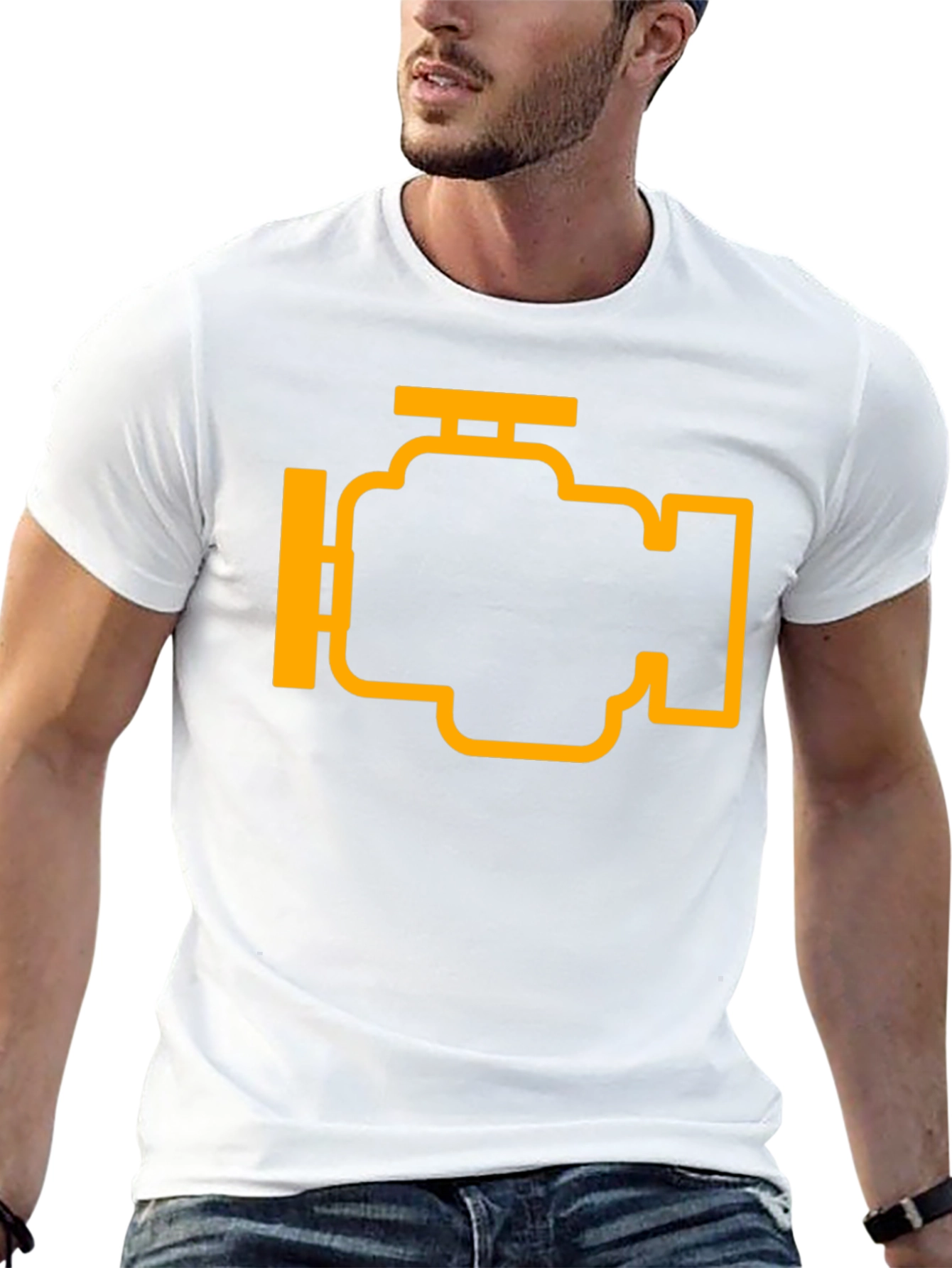 Check Engine Light Warning T-Shirt