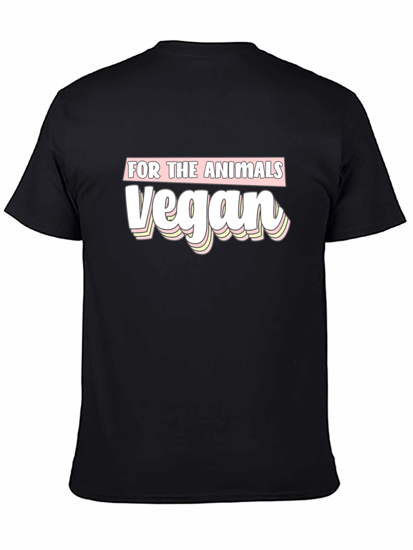 Vegan For The Animals T-Shirt - Black