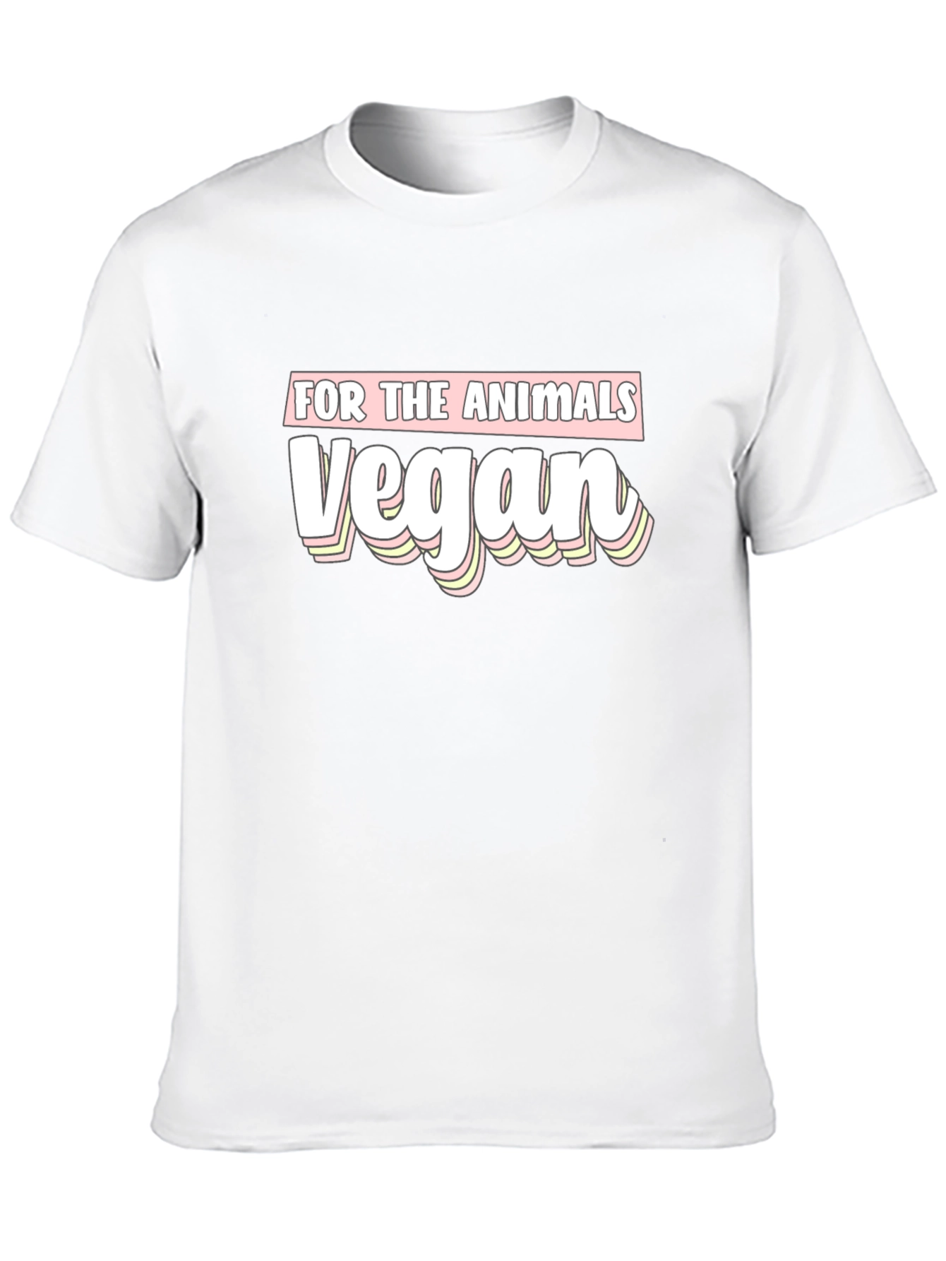 Vegan For The Animals T-Shirt - Black