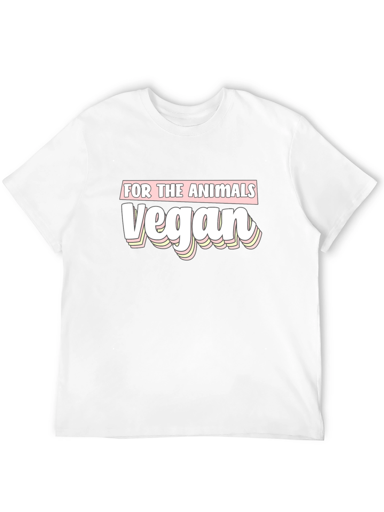 Vegan For The Animals T-Shirt - Black