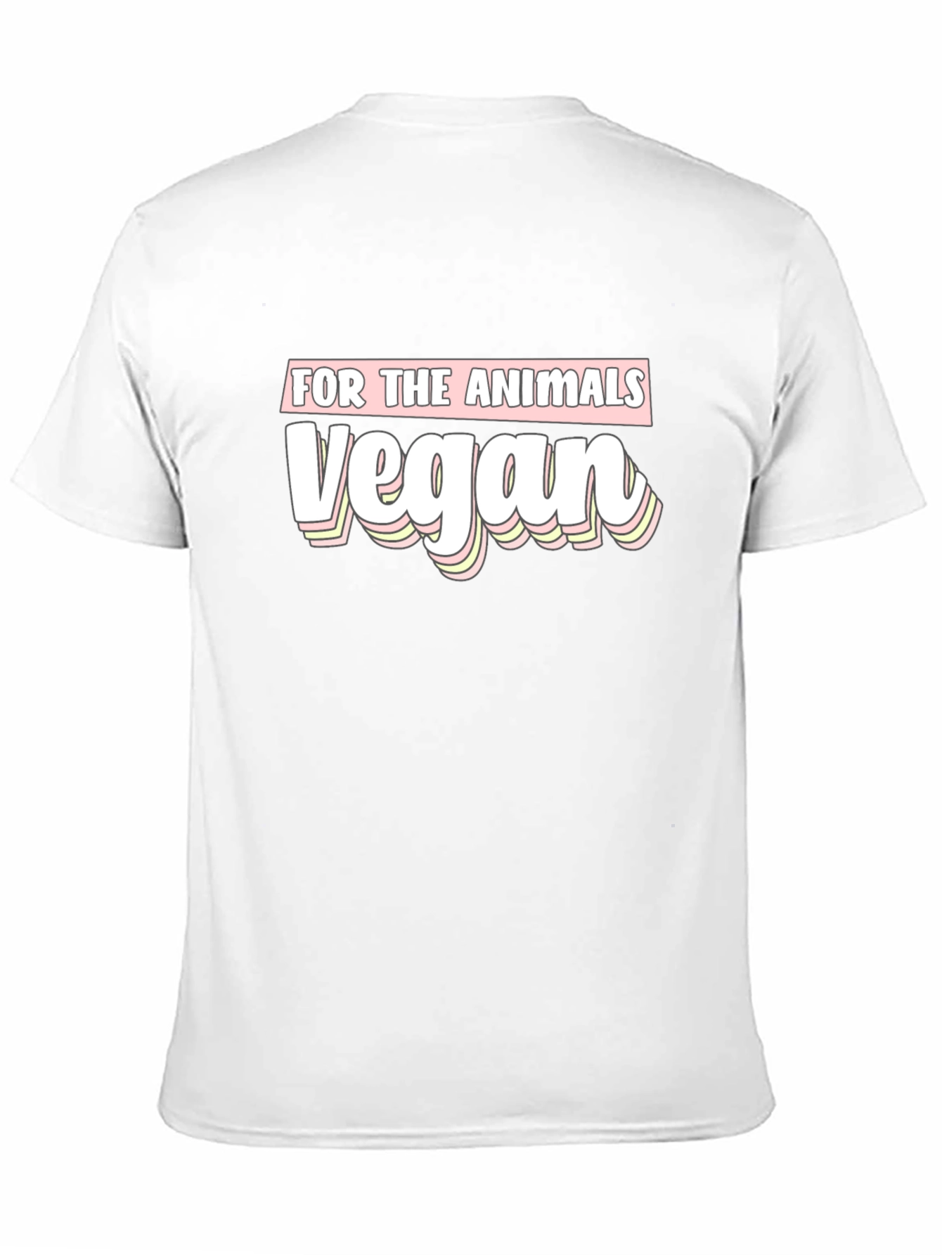 Vegan For The Animals T-Shirt - Black