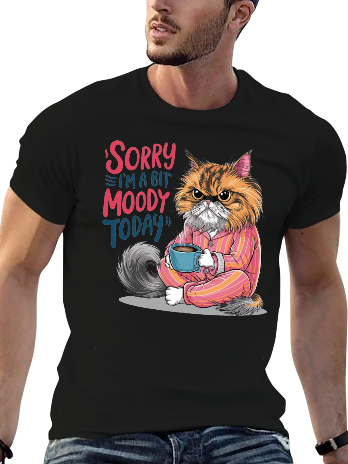Moody Cat Coffee Shirt