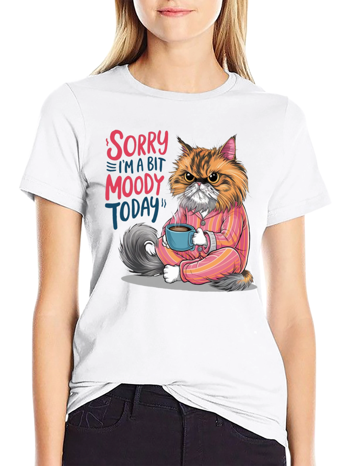 Moody Cat Coffee Shirt