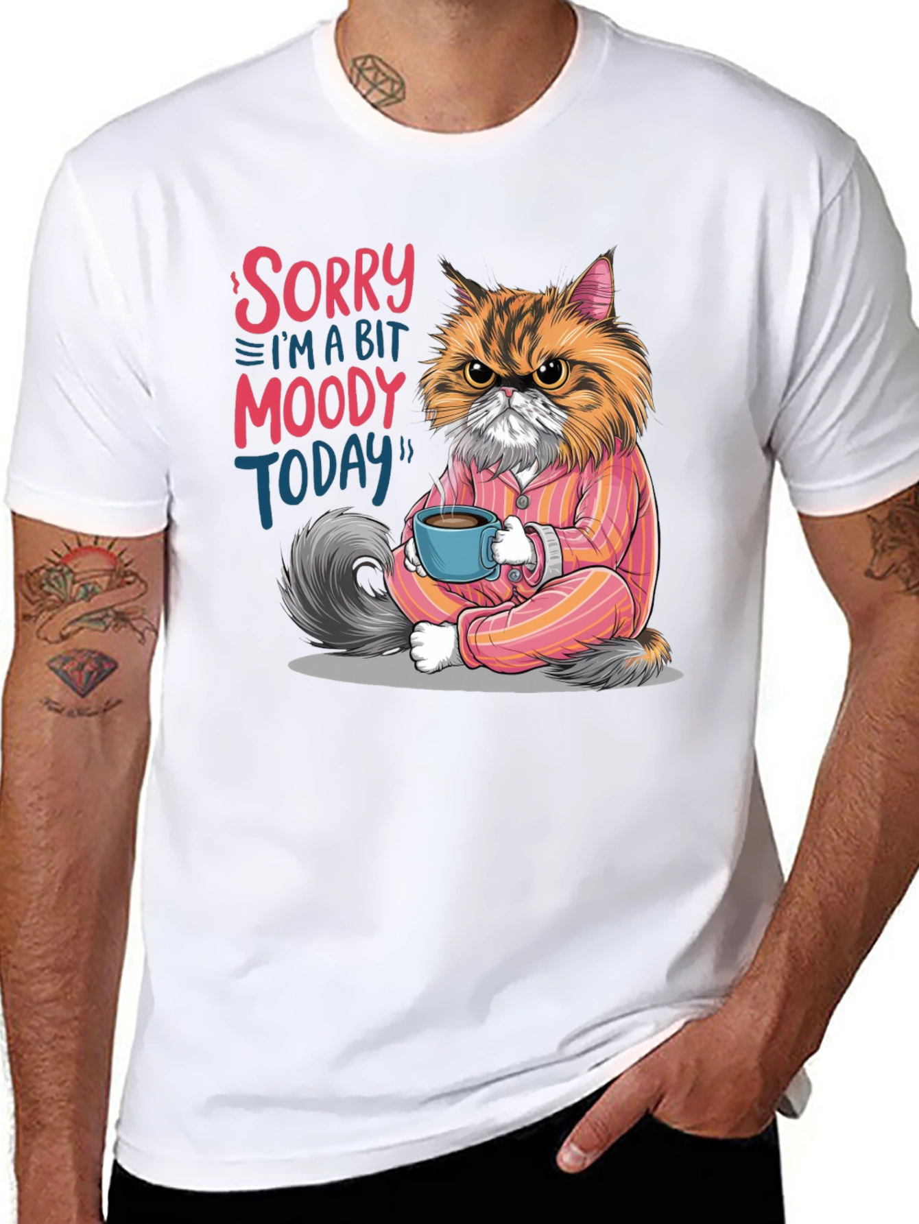 Moody Cat Coffee Shirt