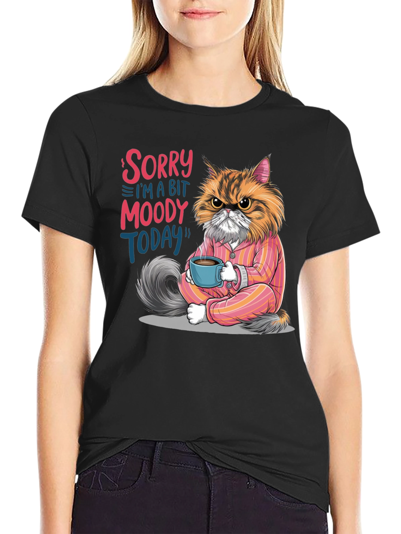 Moody Cat Coffee Shirt